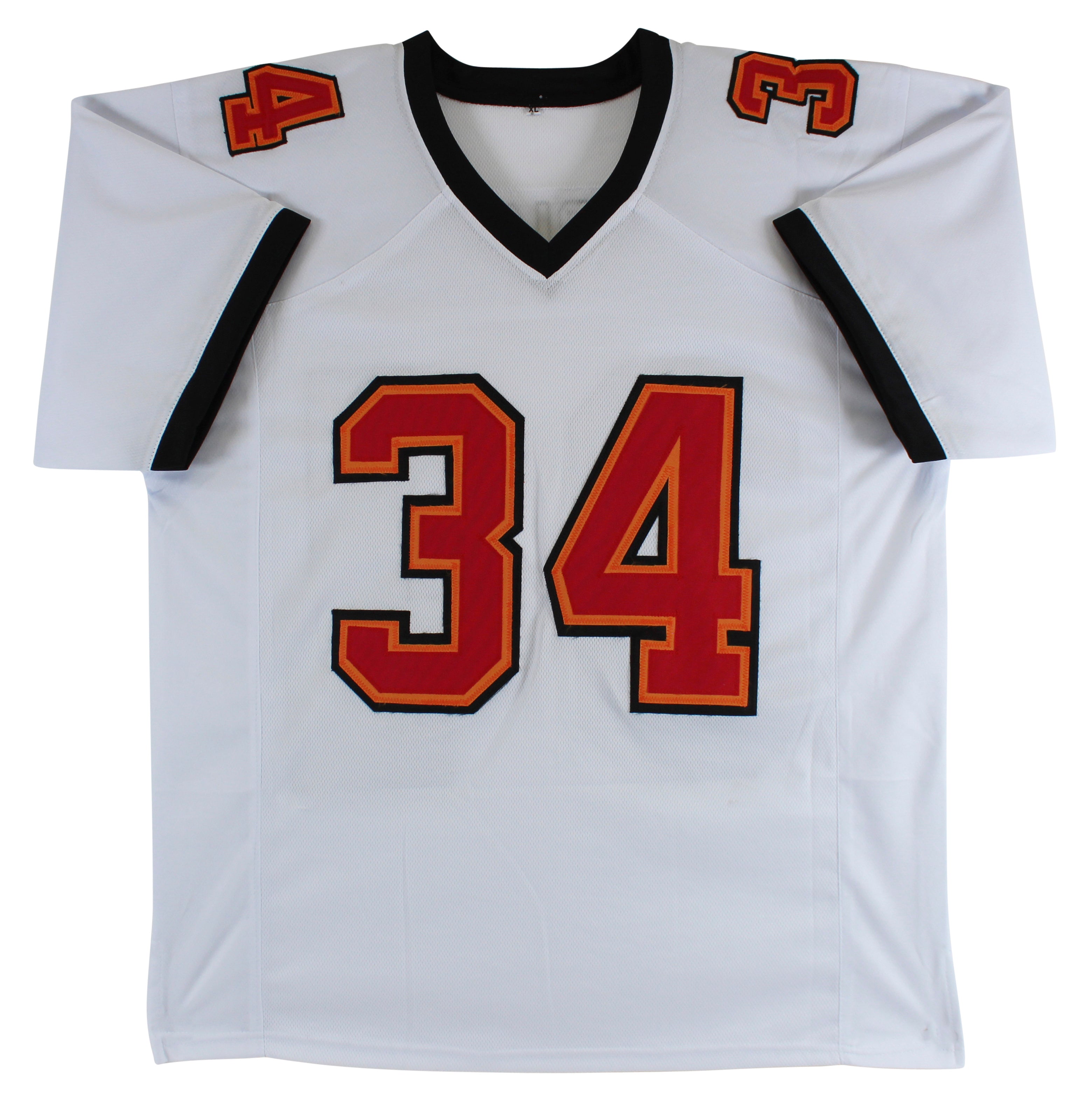 Dexter Jackson Authentic Signed White Pro Style Jersey Autographed BAS Witnessed