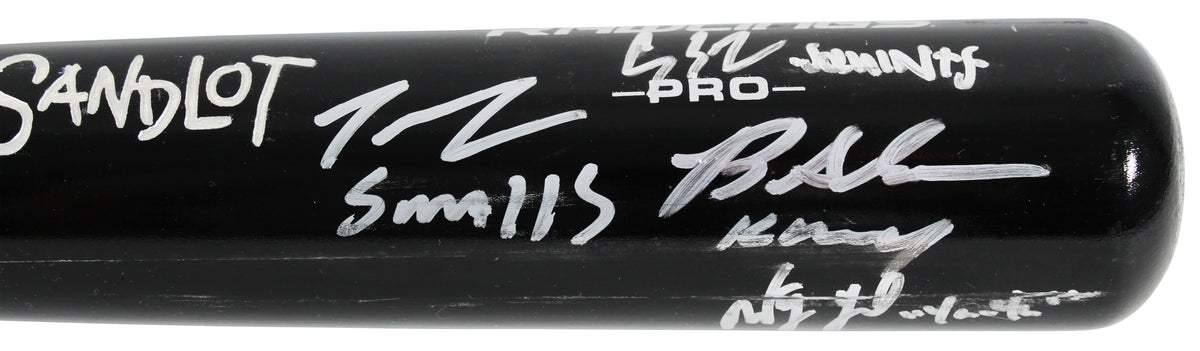 The Sandlot (6) Guiry, Leopardi, +4 Signed Baseball Bat w/Character Names BAS 3