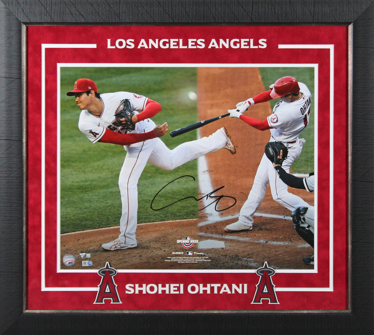 Angels Shohei Ohtani Authentic Signed 16x20 Framed Photo Fanatics #B841725