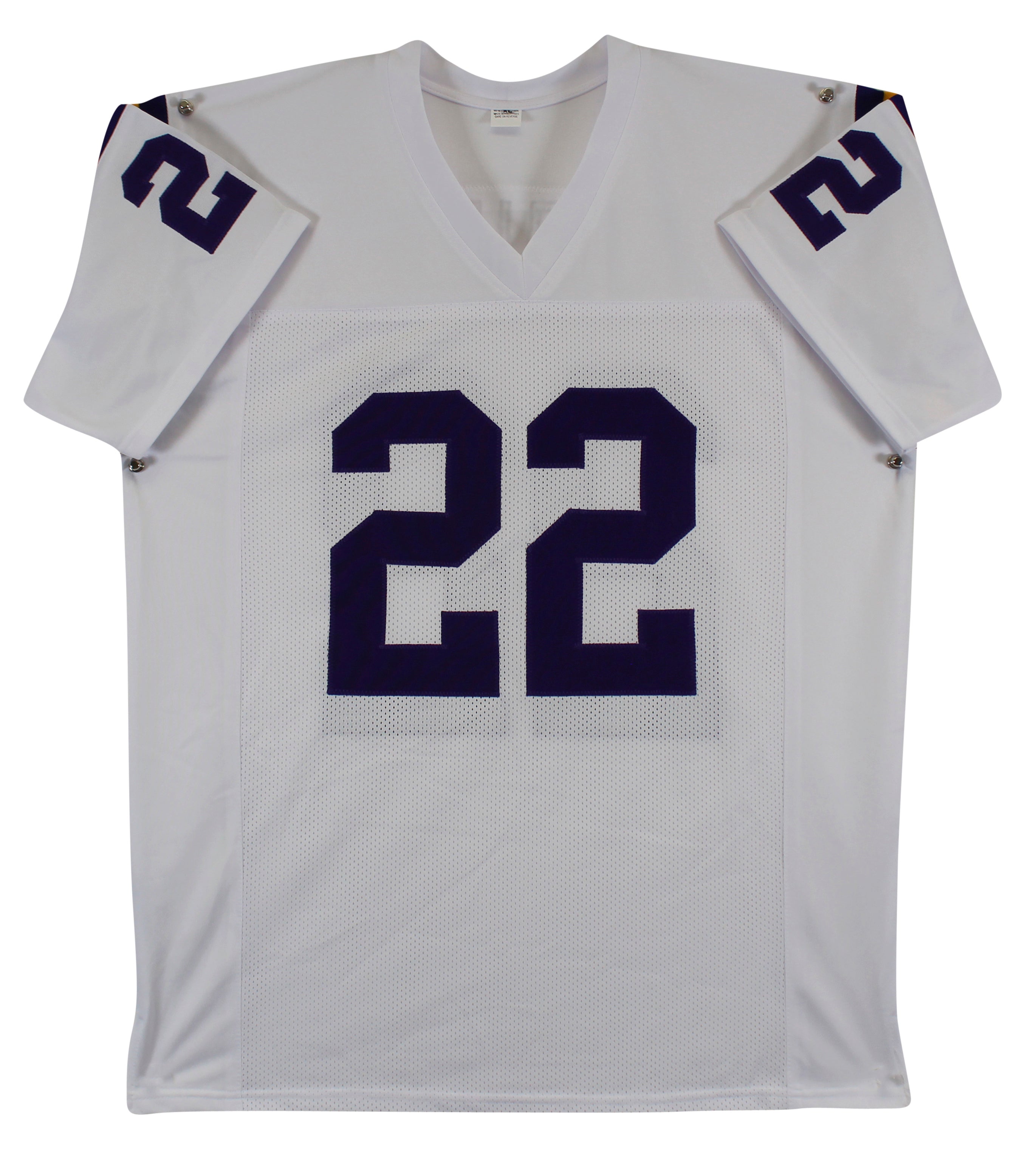 Paul Krause "HOF 98" Authentic Signed White Pro Style Jersey BAS Witnessed