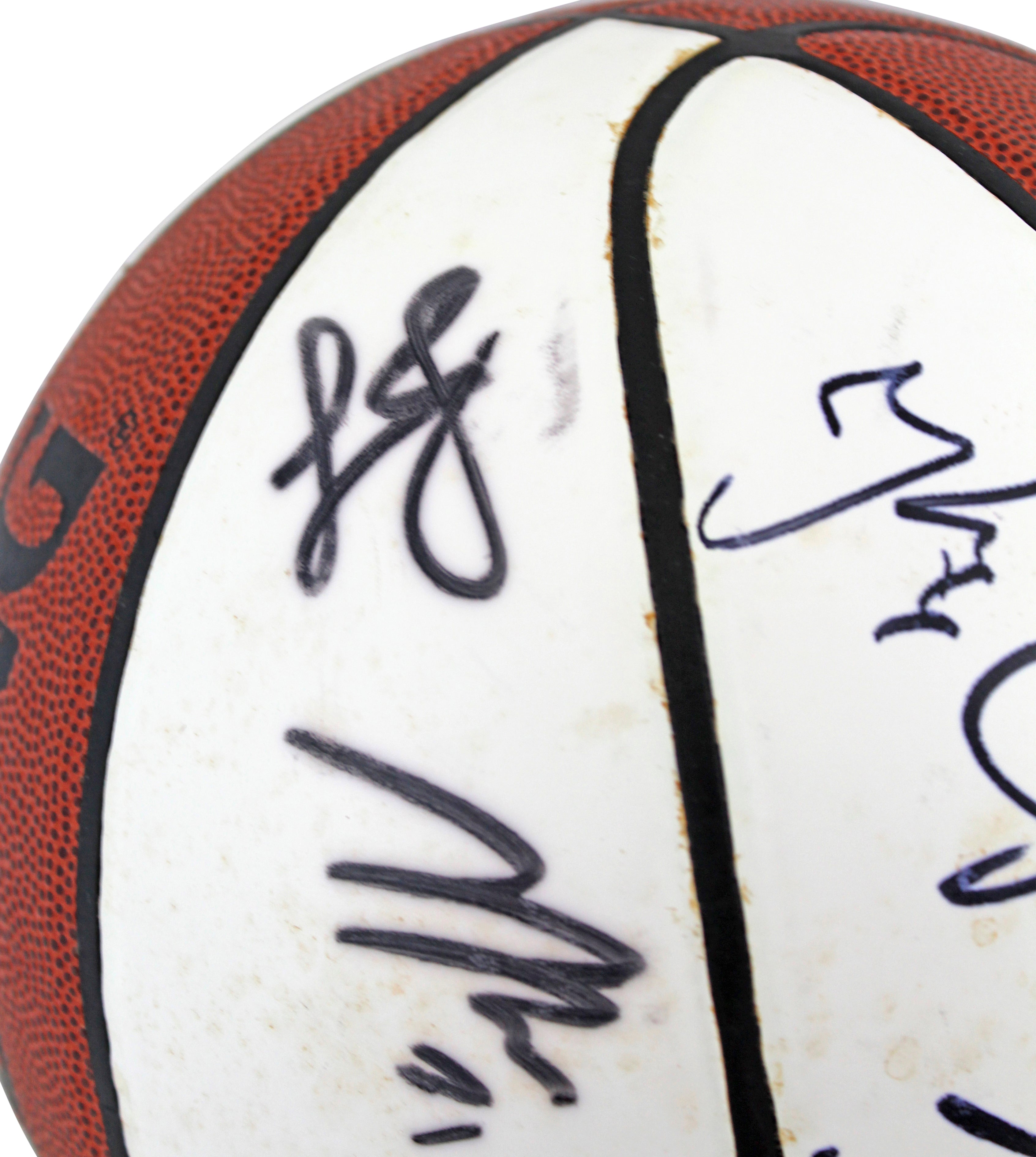 2010-11 Heat (15) James, Wade, Miller Signed Family Festival Basketball JSA