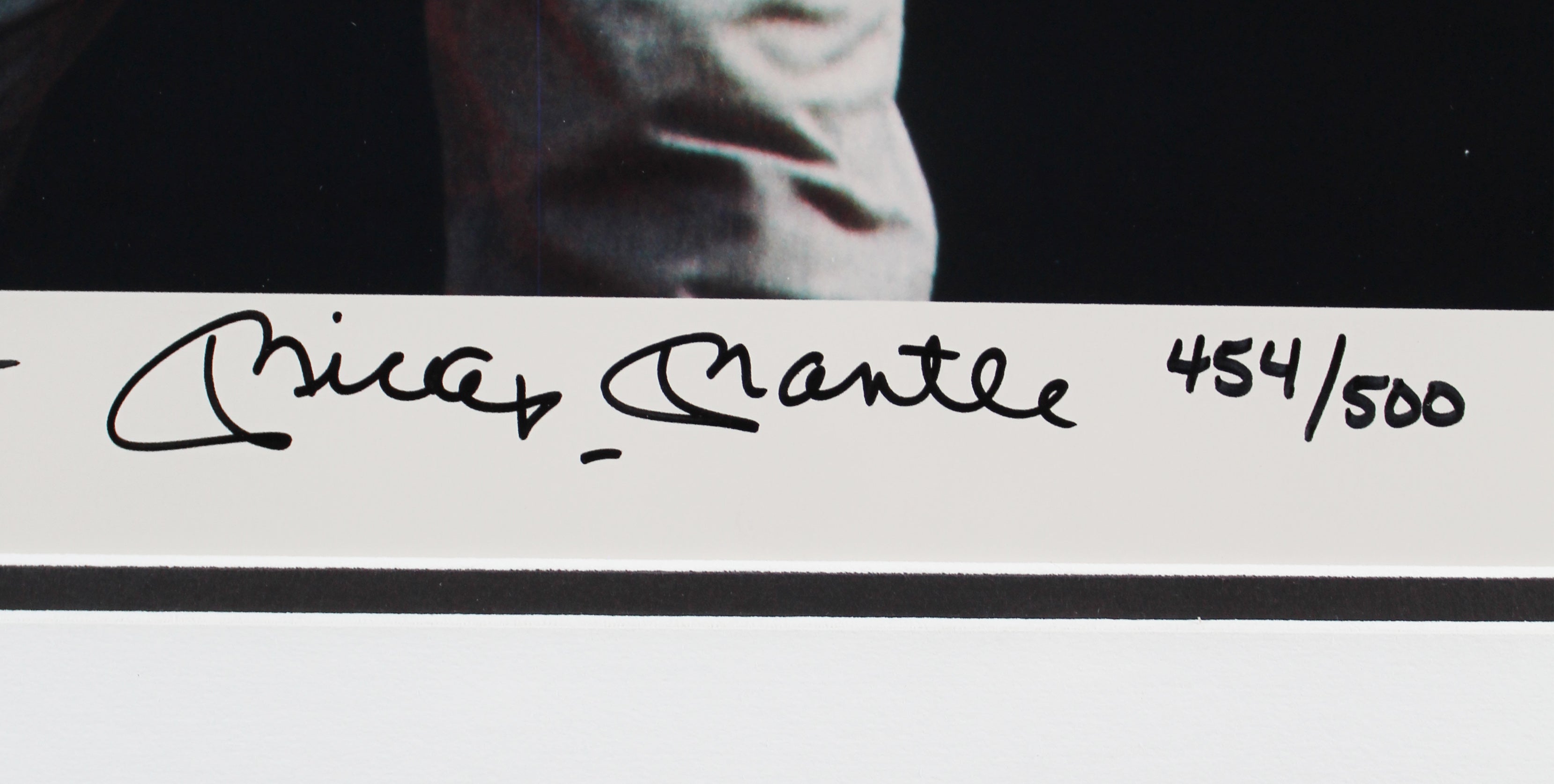 Mickey Mantle Authentic Signed 13x19 Framed Photo Auto Graded Gem 10! UDA & BAS