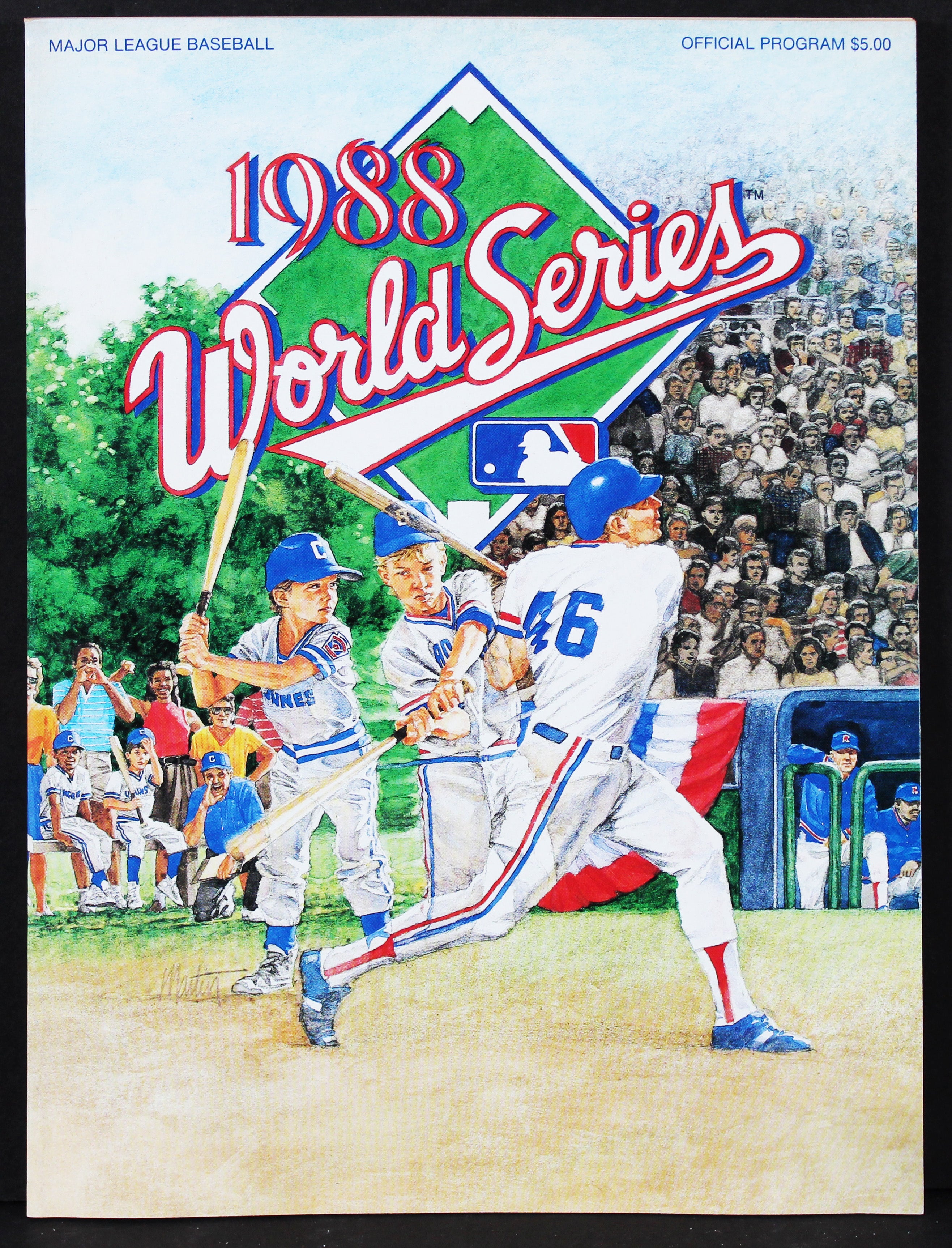 1988 World Series Athletics vs. Dodgers Official Program World Series Magazine