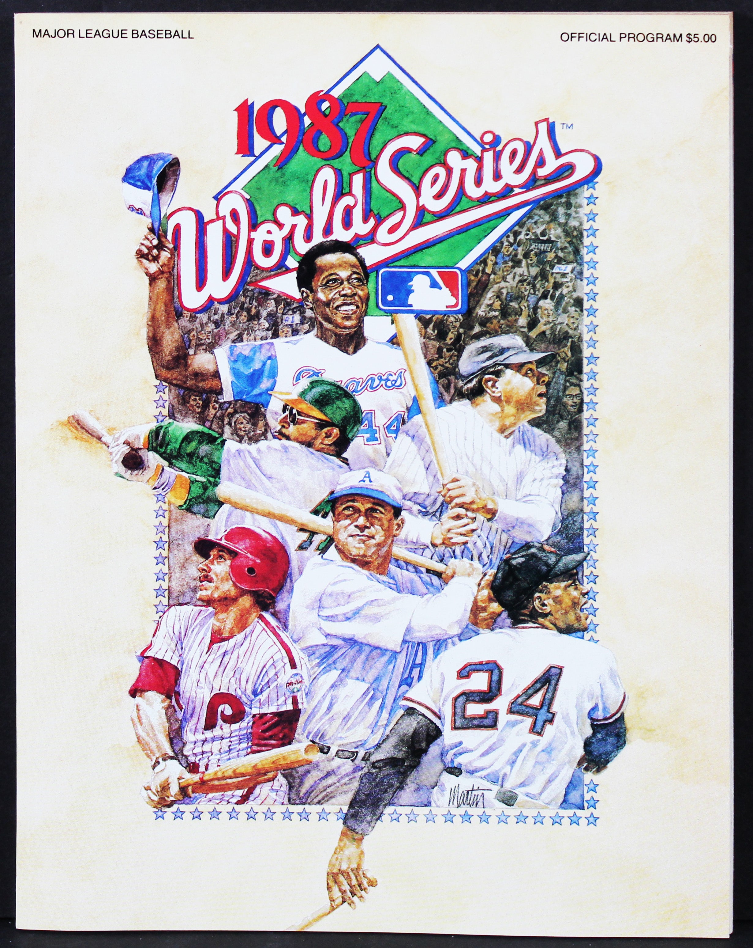 1987 World Series Twins vs. Cardinals Official Program World Series Magazine