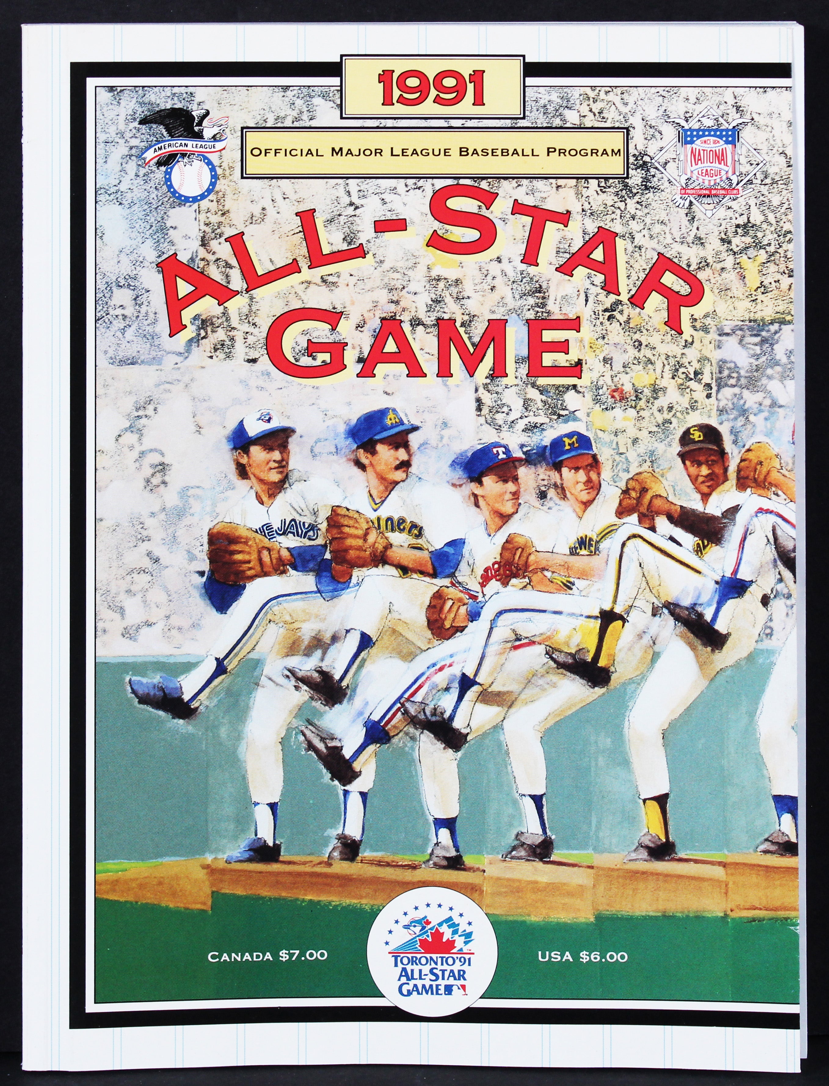 1991 Toronto Blue Jays All-Star Game Official MLB Program Magazine