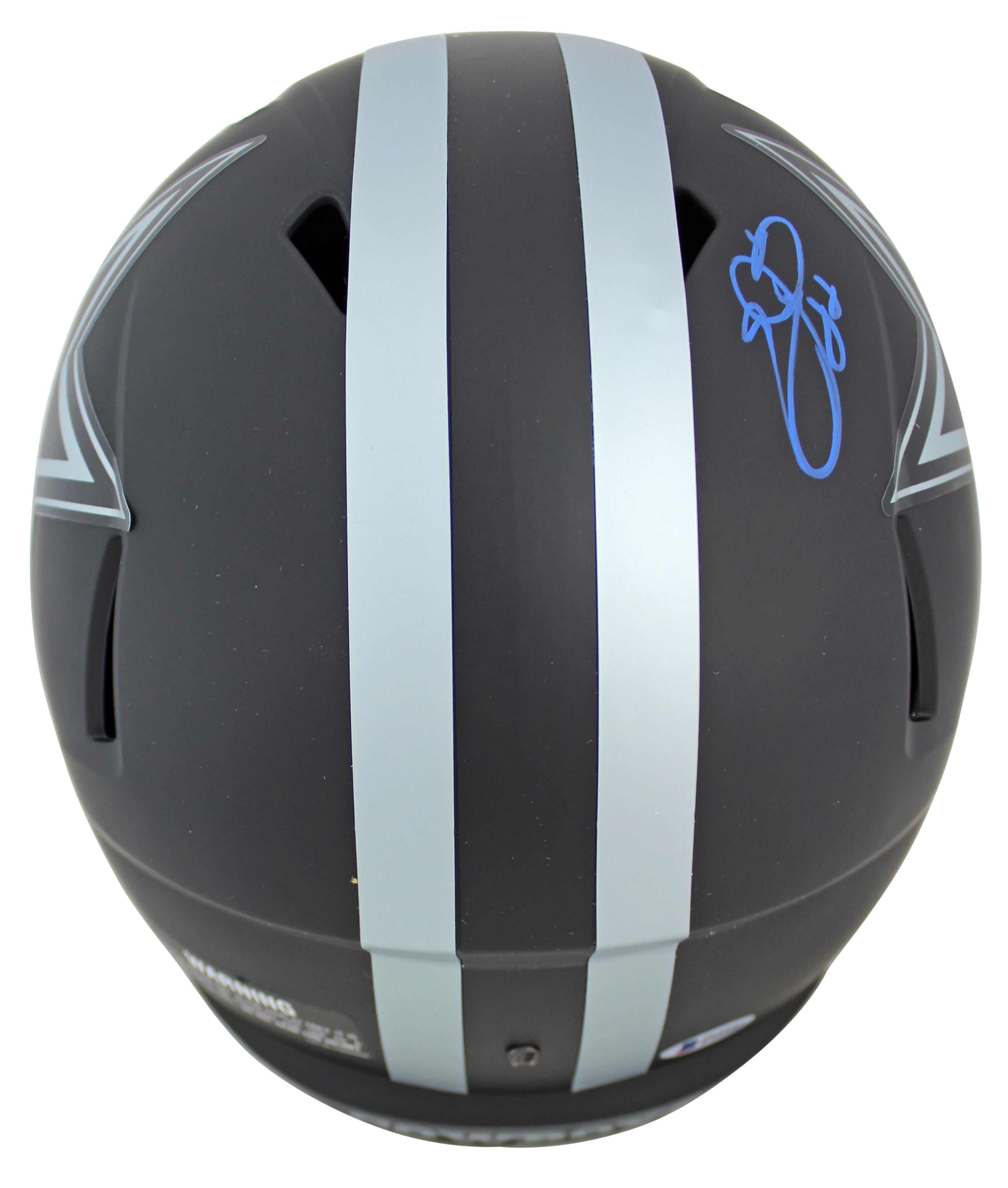 Cowboys Emmitt Smith Authentic Signed Eclipse Full Size Speed Rep Helmet BAS