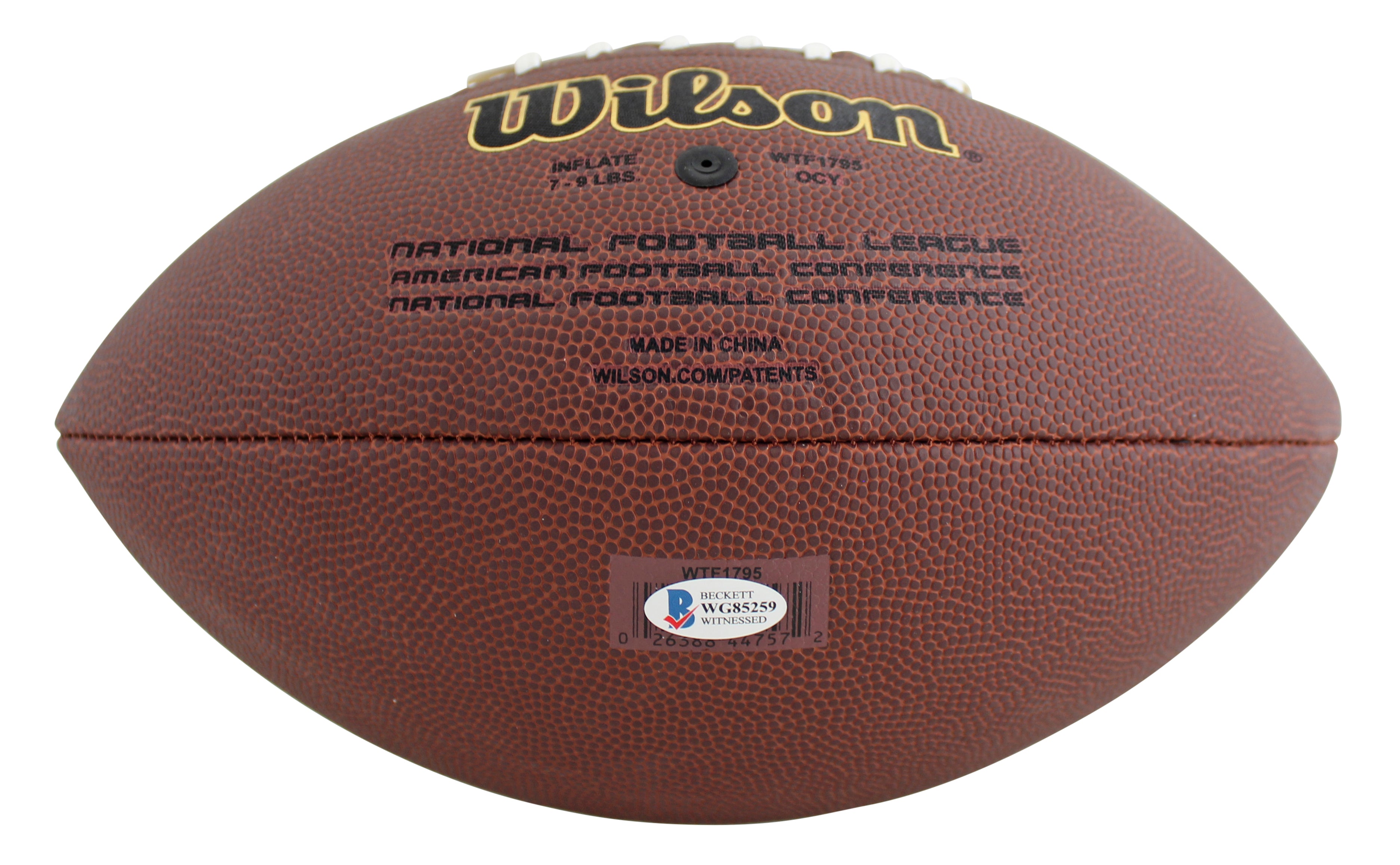 Vikings Daunte Culpepper Authentic Signed Super Grip Nfl Football BAS Witnessed