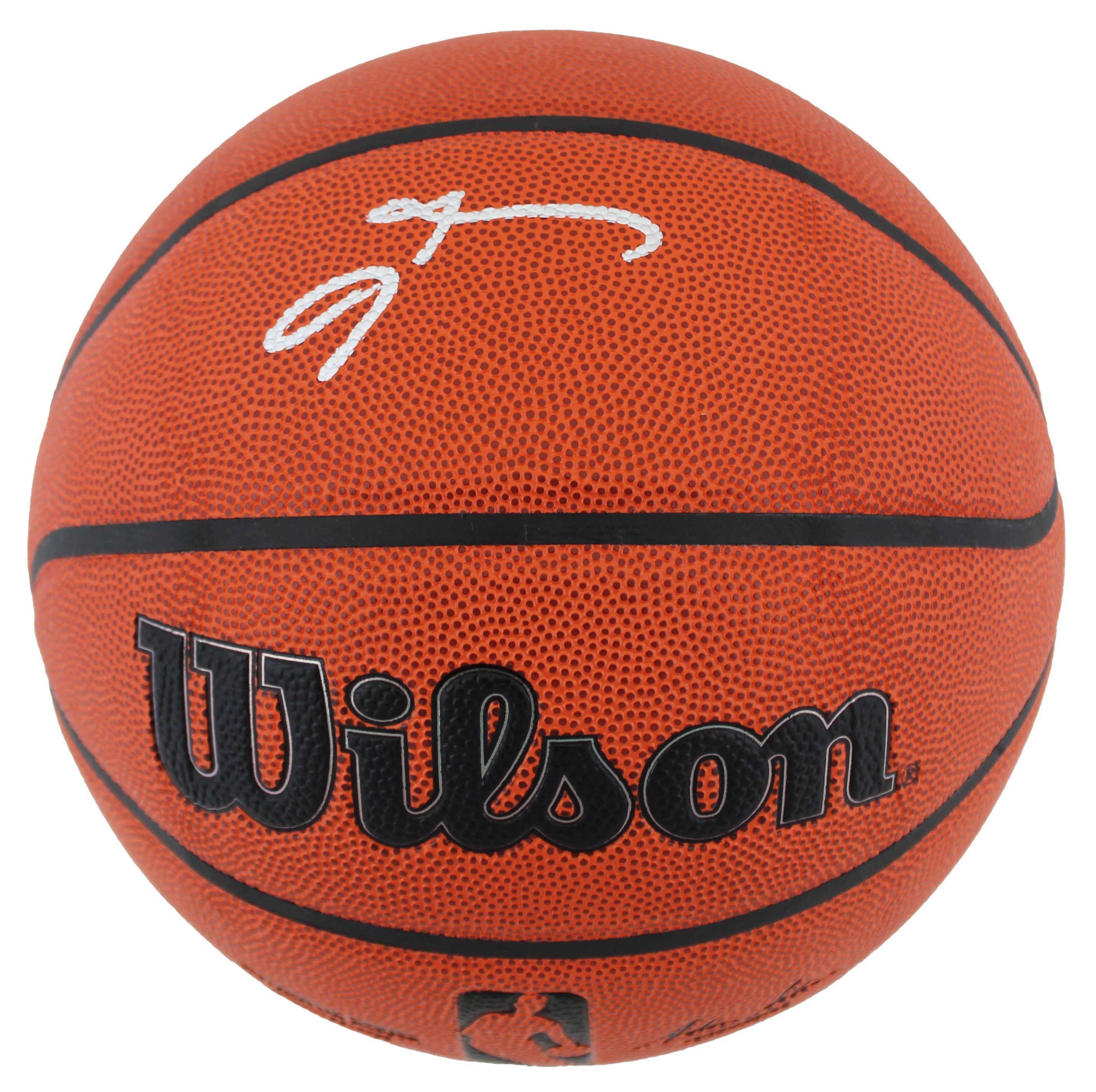 76ers Allen Iverson Authentic Signed Wilson Basketball w/ Case BAS Witnessed