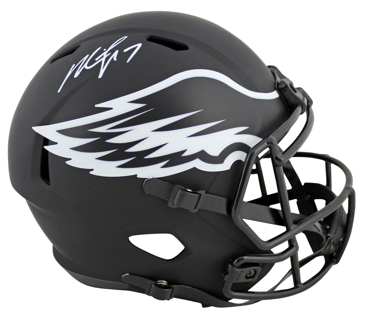 Eagles Michael Vick Signed Eclipse Full Size Speed Rep Helmet JSA Witness