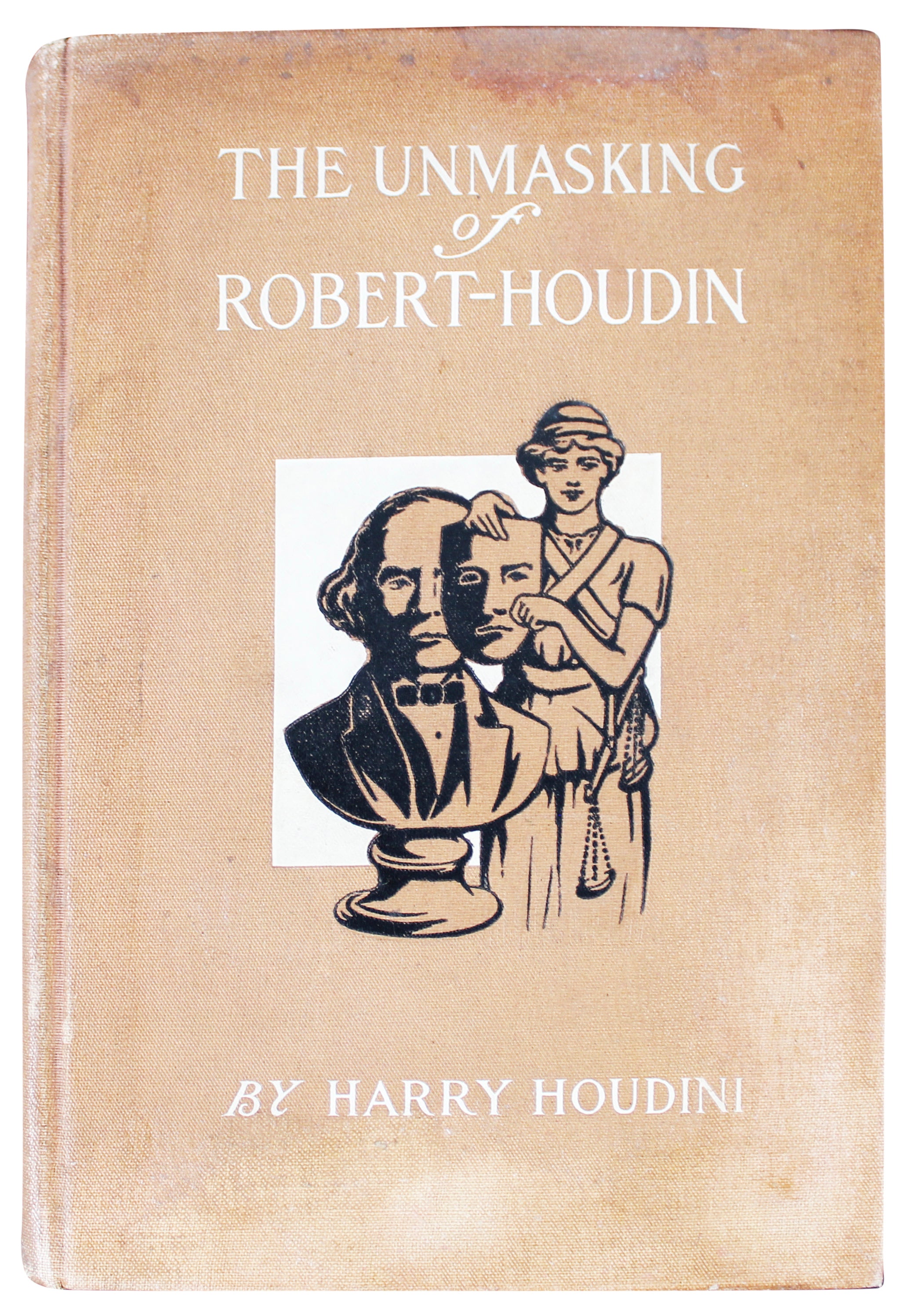 Harry Houdini Signed The Unmasking of Harry Houdini 1st Ed Hard Cover Book BAS