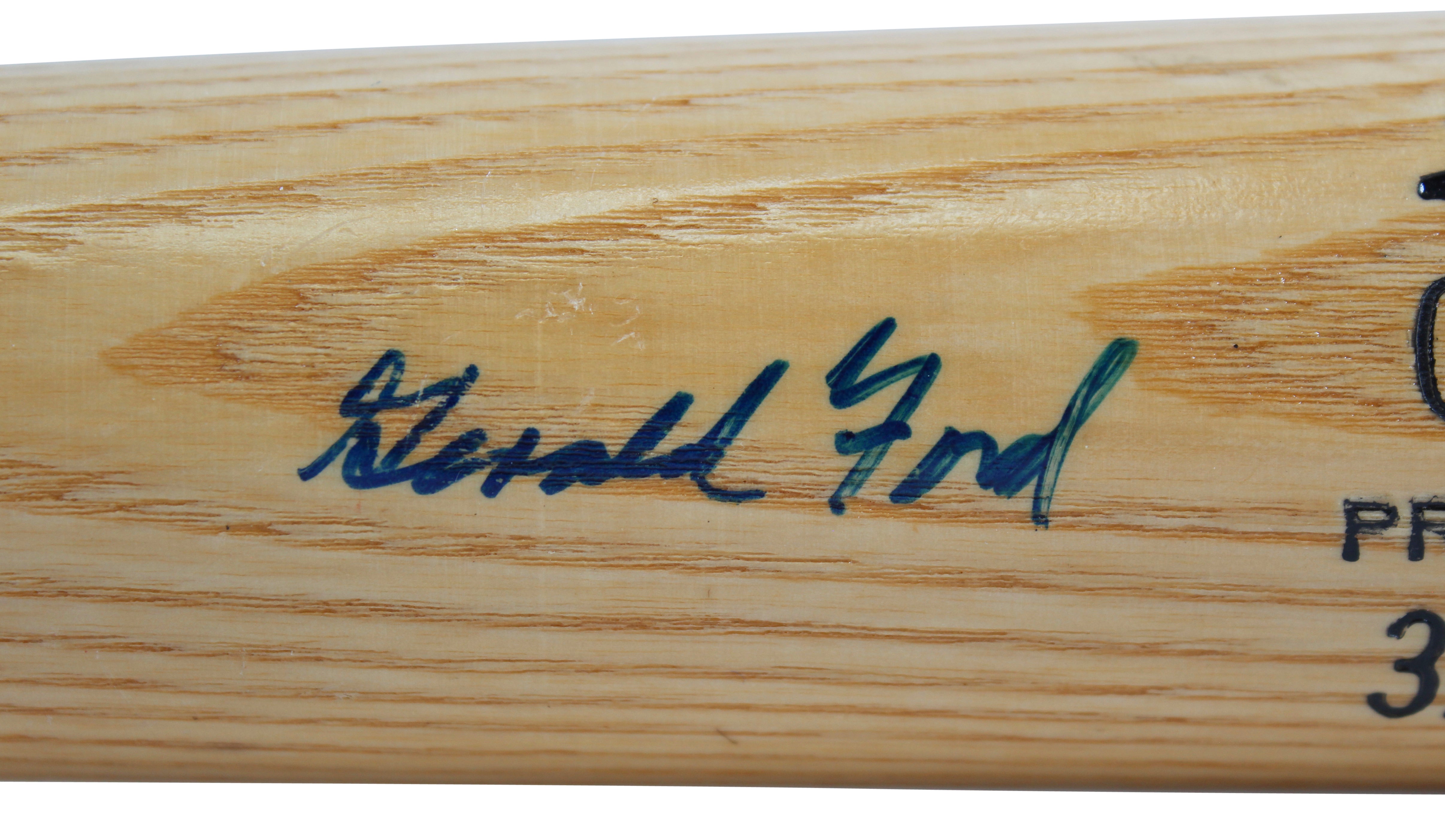 Gerald Ford Authentic Signed Rawlings Adirondack Big Stick Bat JSA #XX43036