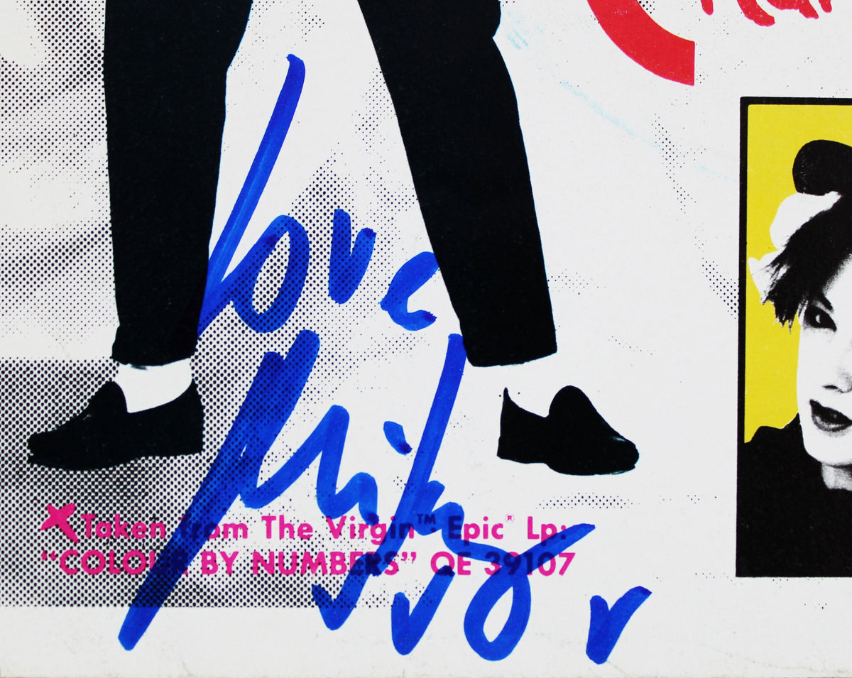 Mikey Craig & Roy Hay Culture Club Signed 45 RPM Album Cover BAS #BJ07111