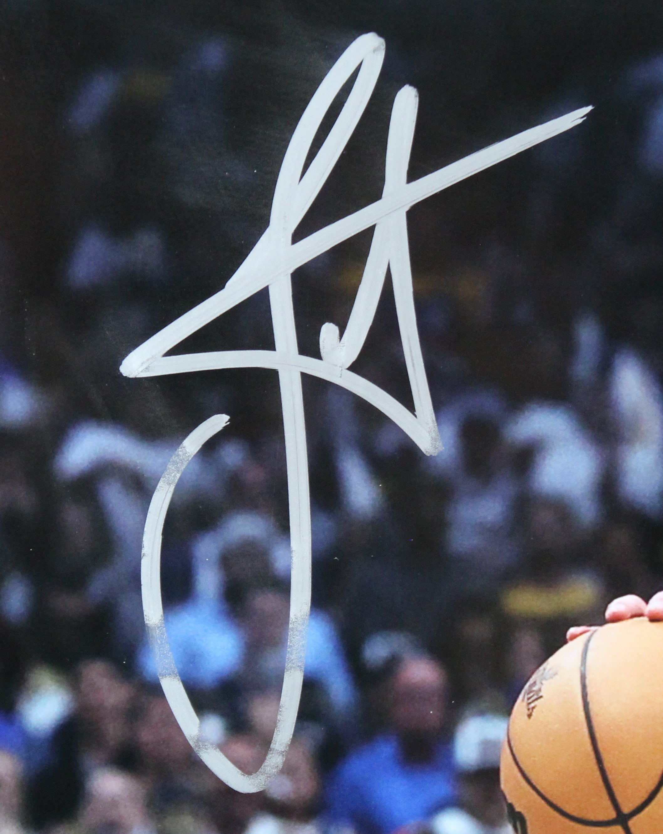 Nuggets Nikola Jokic Signed 16x20 Horizontal Driving Photo Vs Heat JSA #AQ20929