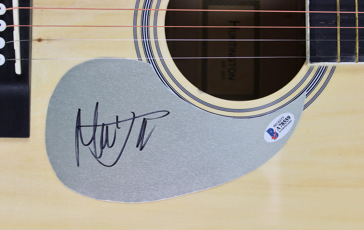 Mick Jagger The Rolling Stones Authentic Signed Acoustic Guitar BAS #A78559