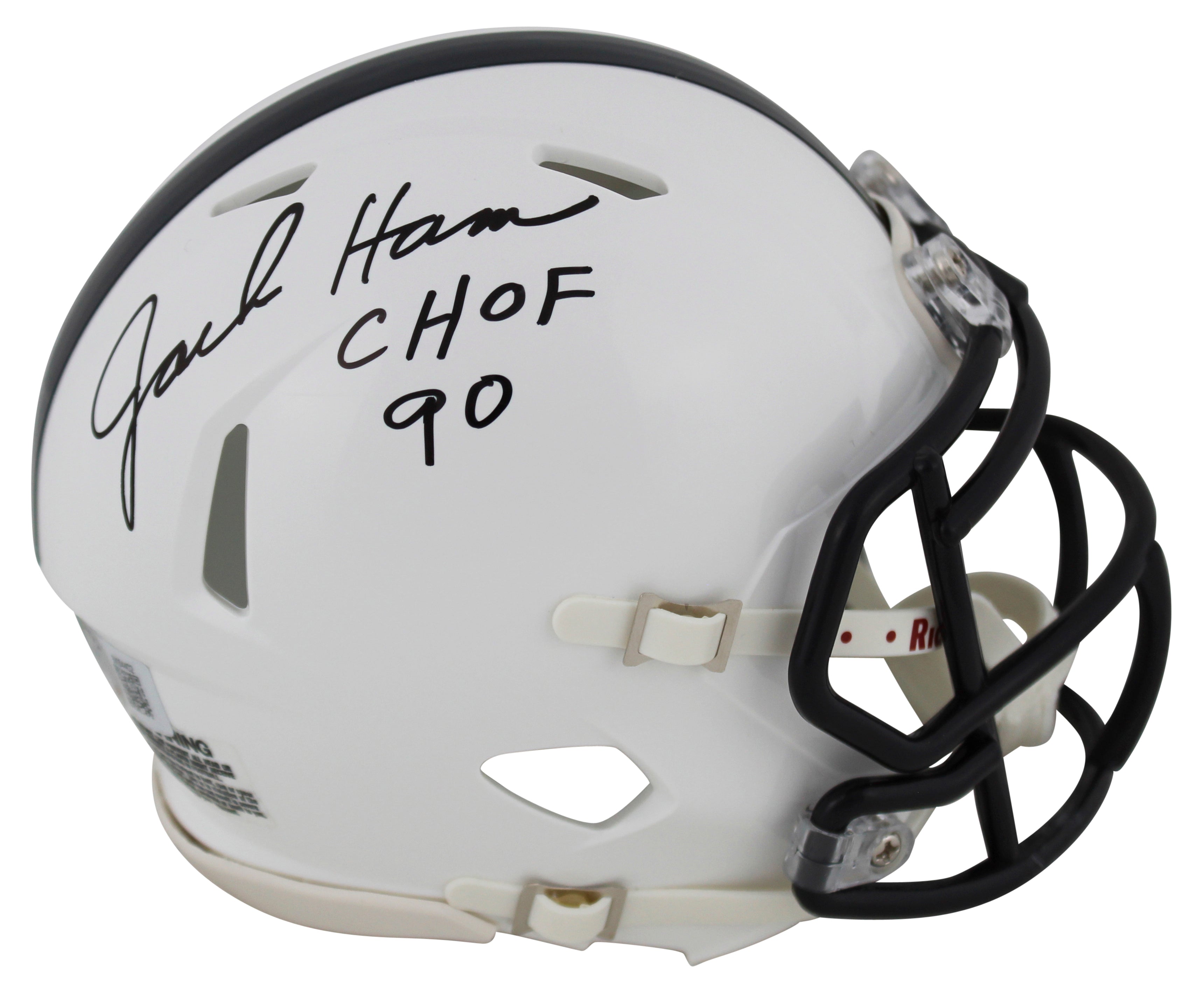 Penn State Jack Ham "CHOF 90" Authentic Signed Speed Mini Helmet BAS