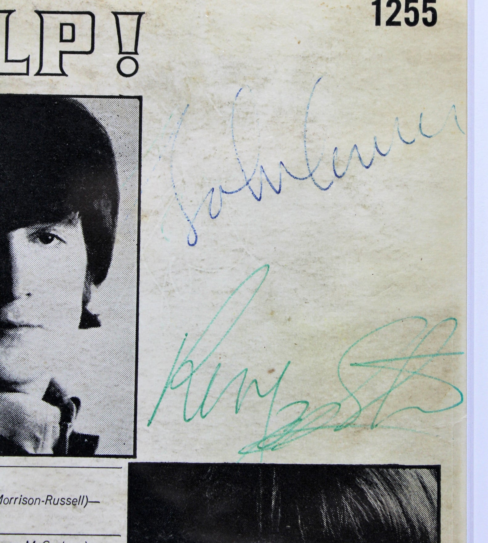 Beatles (4) Lennon, McCartney, Harrison & Starr Signed Framed Display BAS & PSA