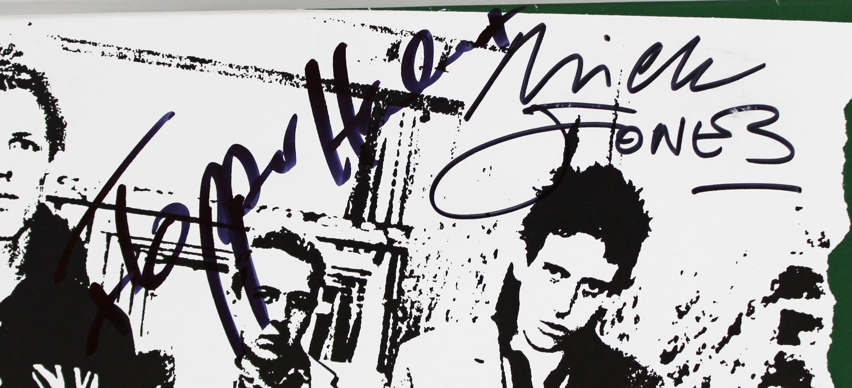 The Clash (3) Jones, Simmon, & Headon Signed Self Titled Album Cover BAS #A54019