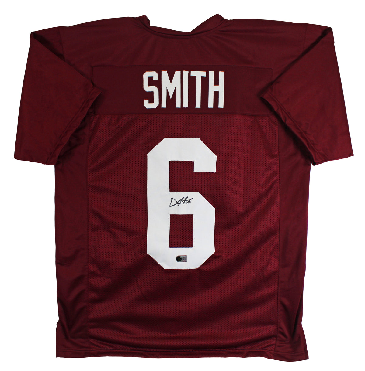 Alabama DeVonta Smith Authentic Signed Maroon Pro Style Jersey BAS Witnessed