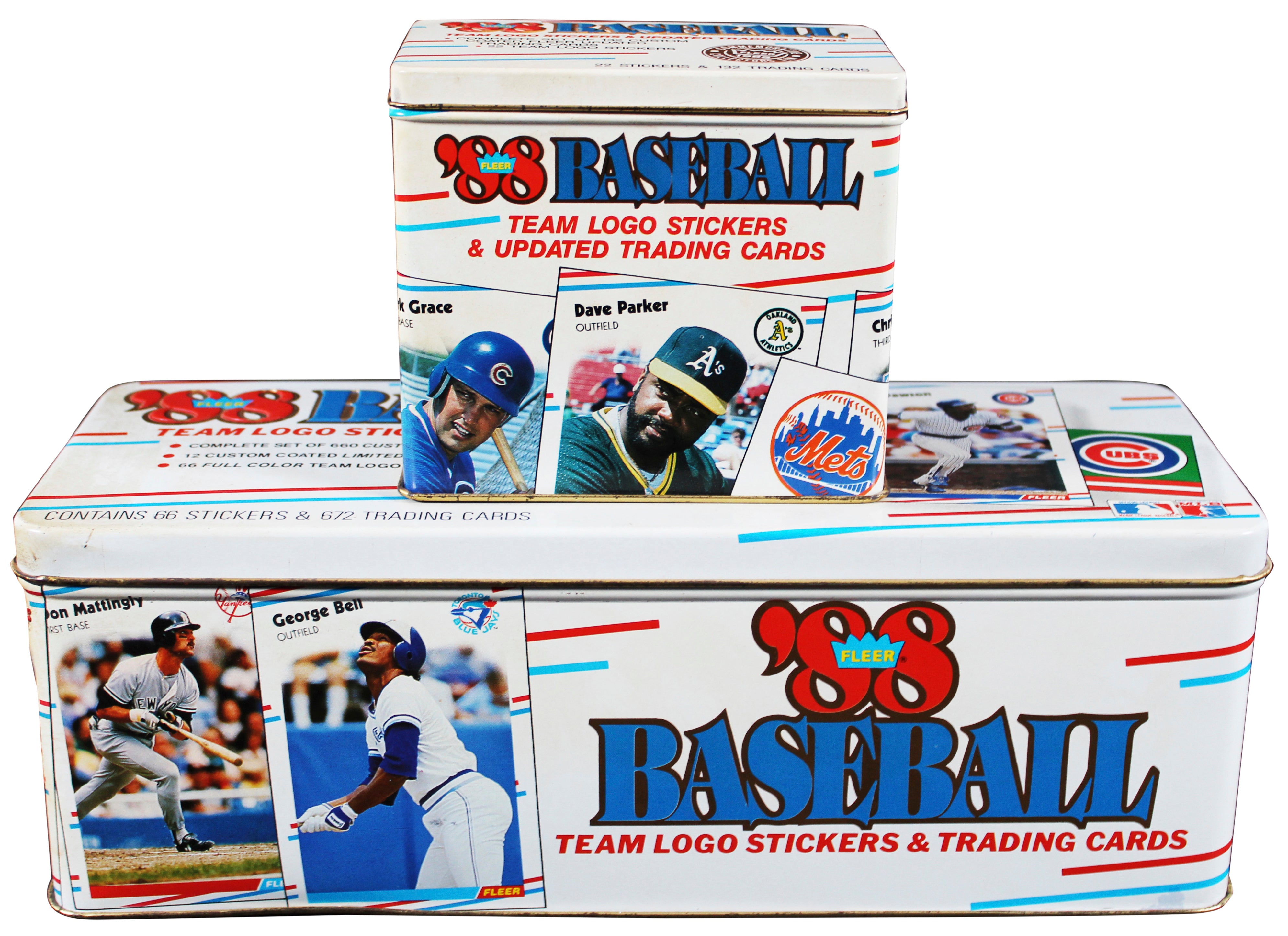 1988 Fleer Major League Baseball Complete Trading Card Set w/ 1988 Updated Set