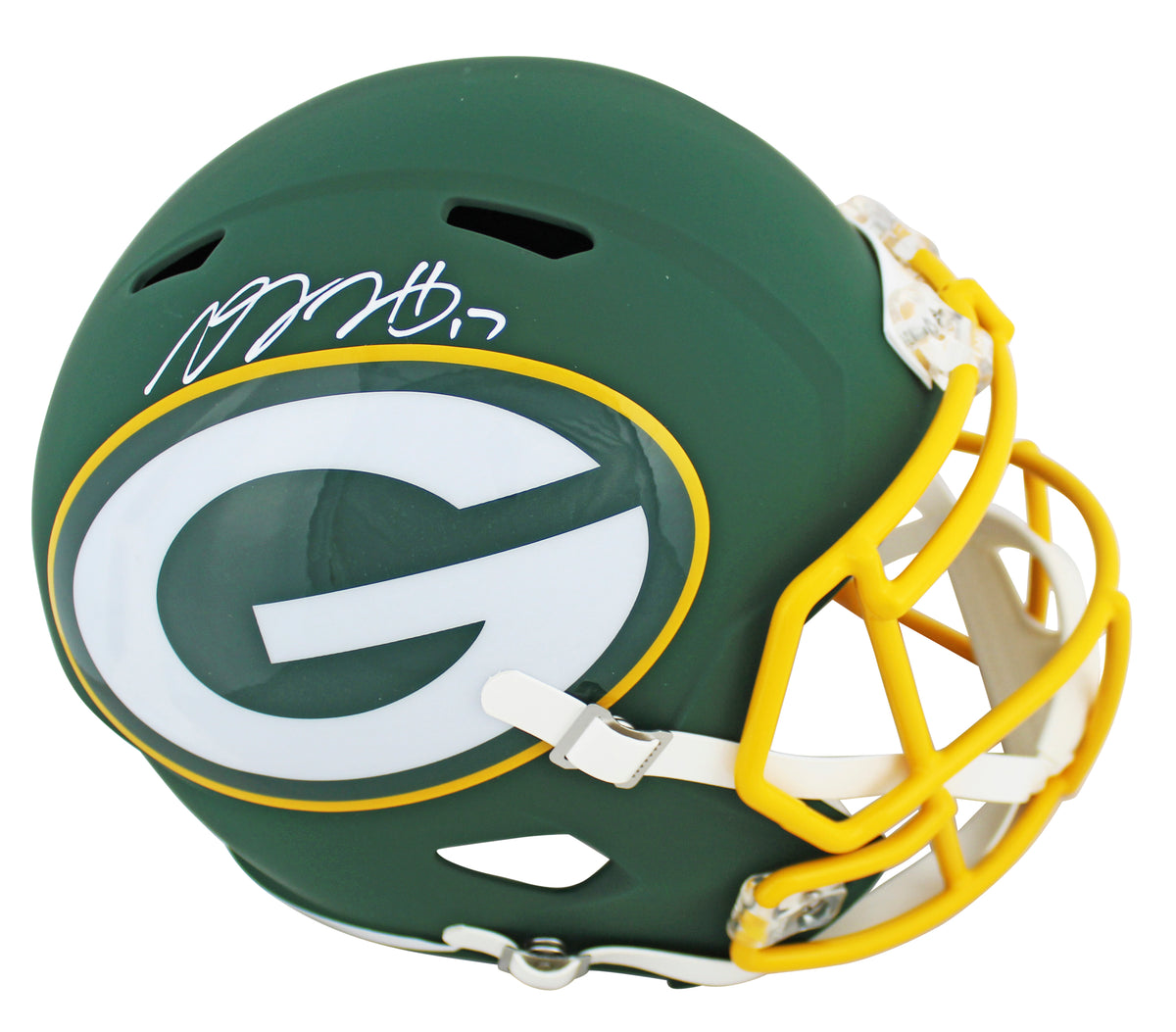 Packers Davante Adams Signed Amp Full Size Speed Rep Helmet JSA Witness