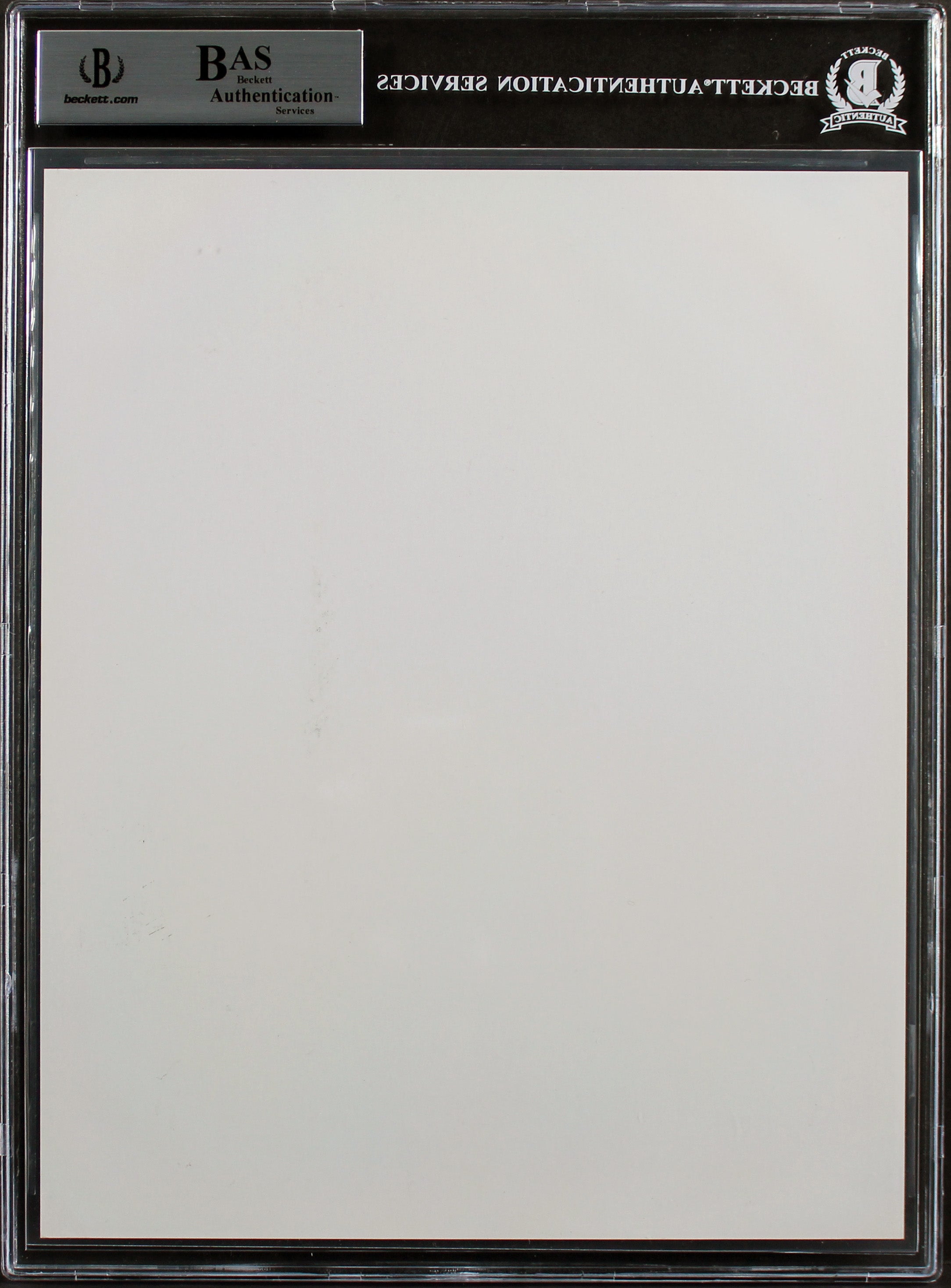 Carrie Fisher Star Wars Signed 8x10 Official Pix Photo Auto 10! BAS Slabbed