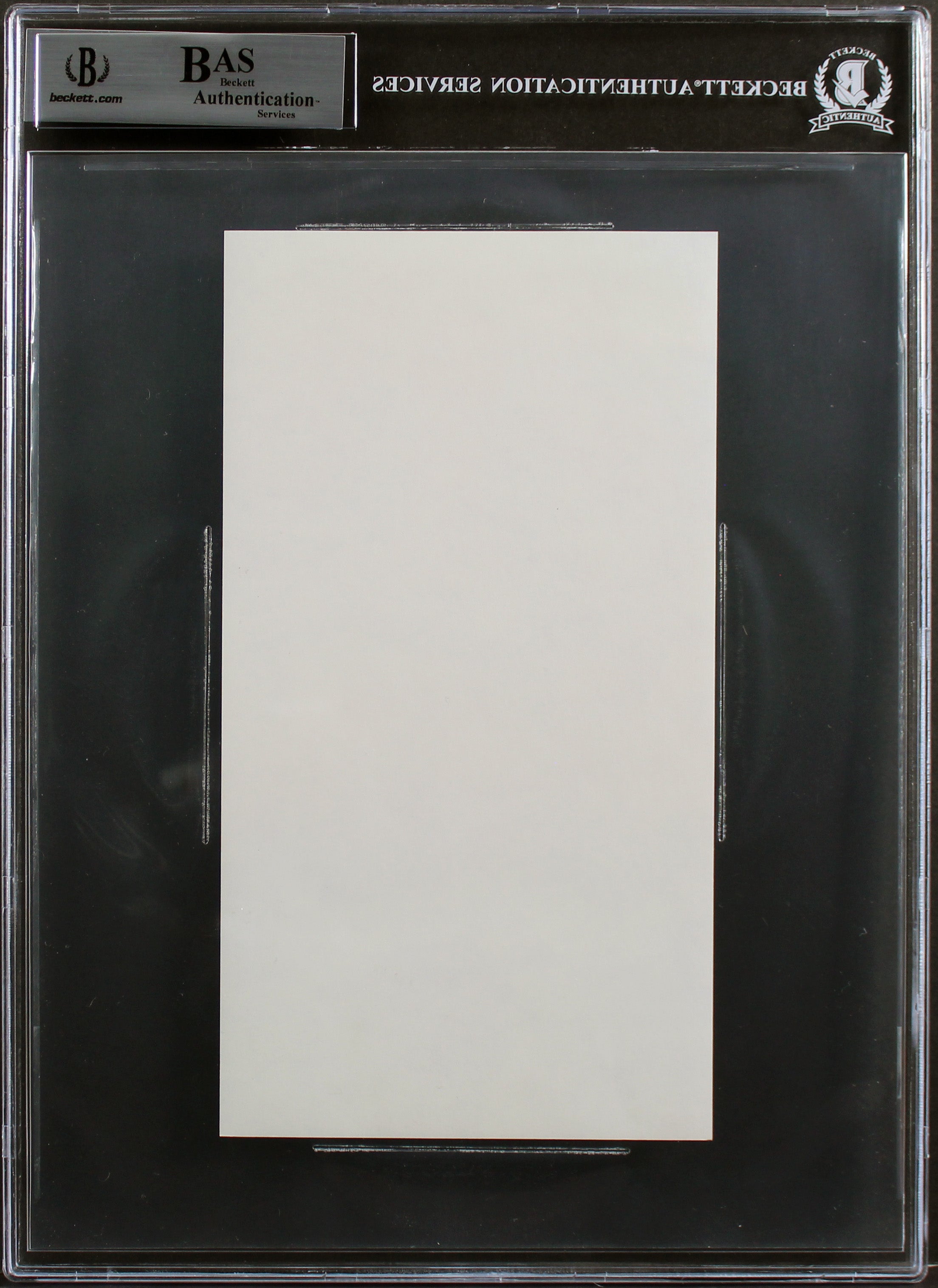 Gisele Bundchen Authentic Signed 4.5x8.5 Cut Signature BAS Slabbed