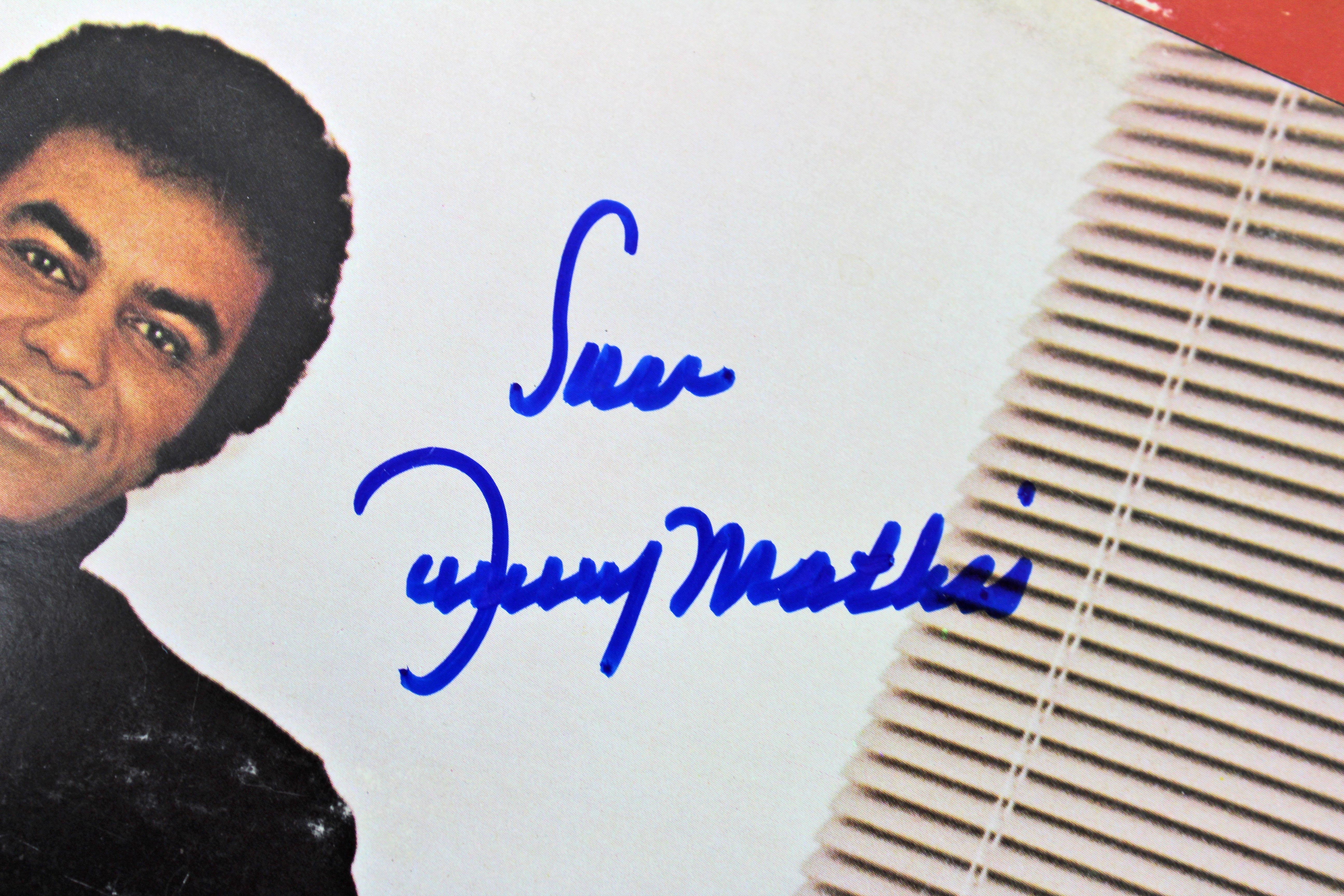 Johnny Mathis Authentic Signed You Light Up My Life Album Cover BAS #E37857