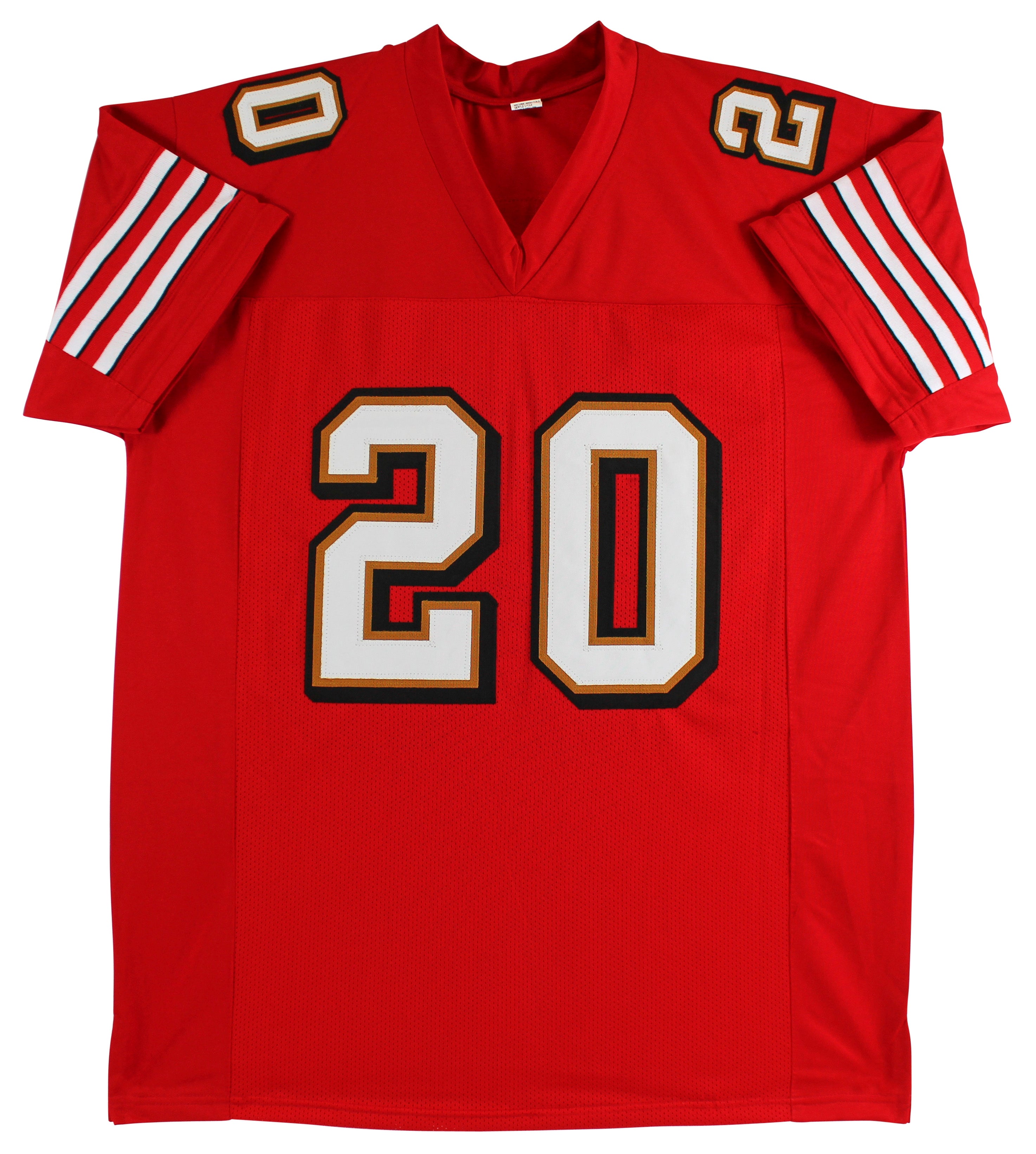 Garrison Hearst "Go 49ers" Authentic Signed Red Pro Style Jersey BAS Witnessed