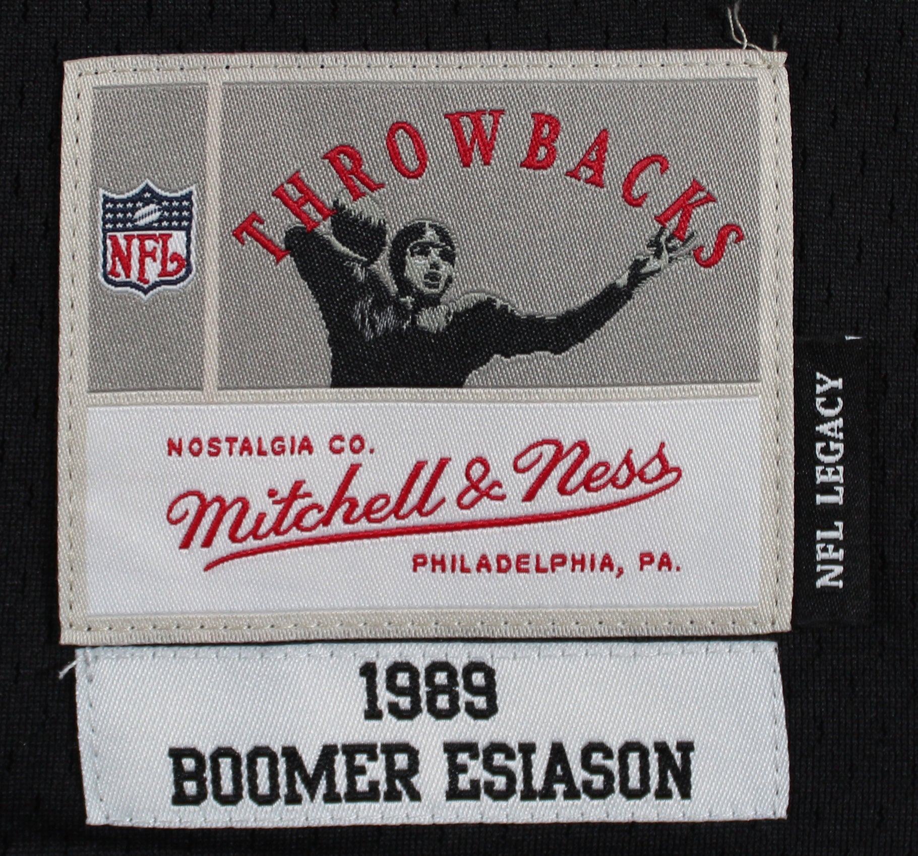 Bengals Boomer Esiason "1988 NFL MVP" Authentic Signed Black M&N Jersey BAS Wit