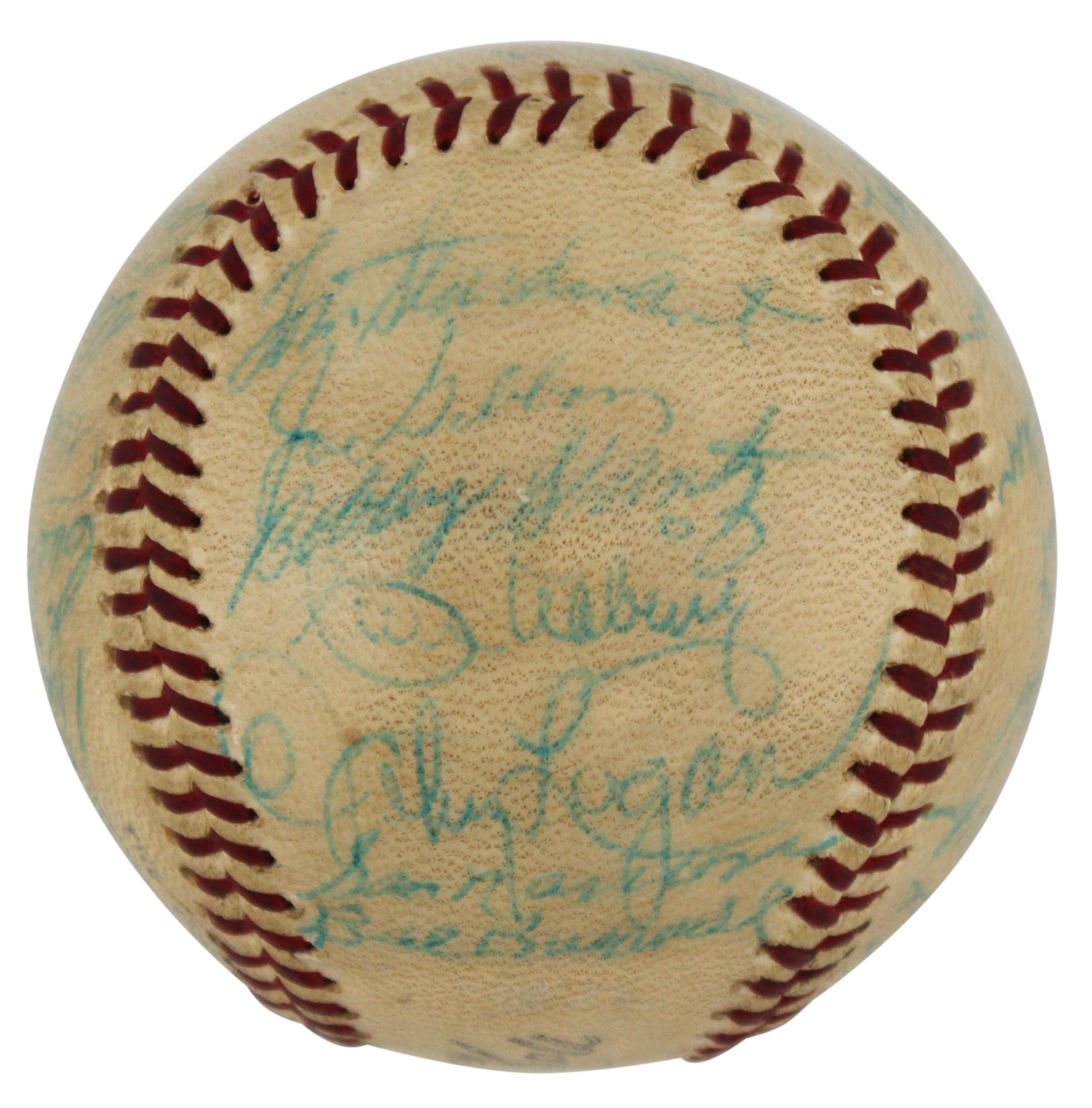 1961 Pirates (26) Clemente, Mazeroski Signed Giles Onl Baseball PSA/DNA #Q00838