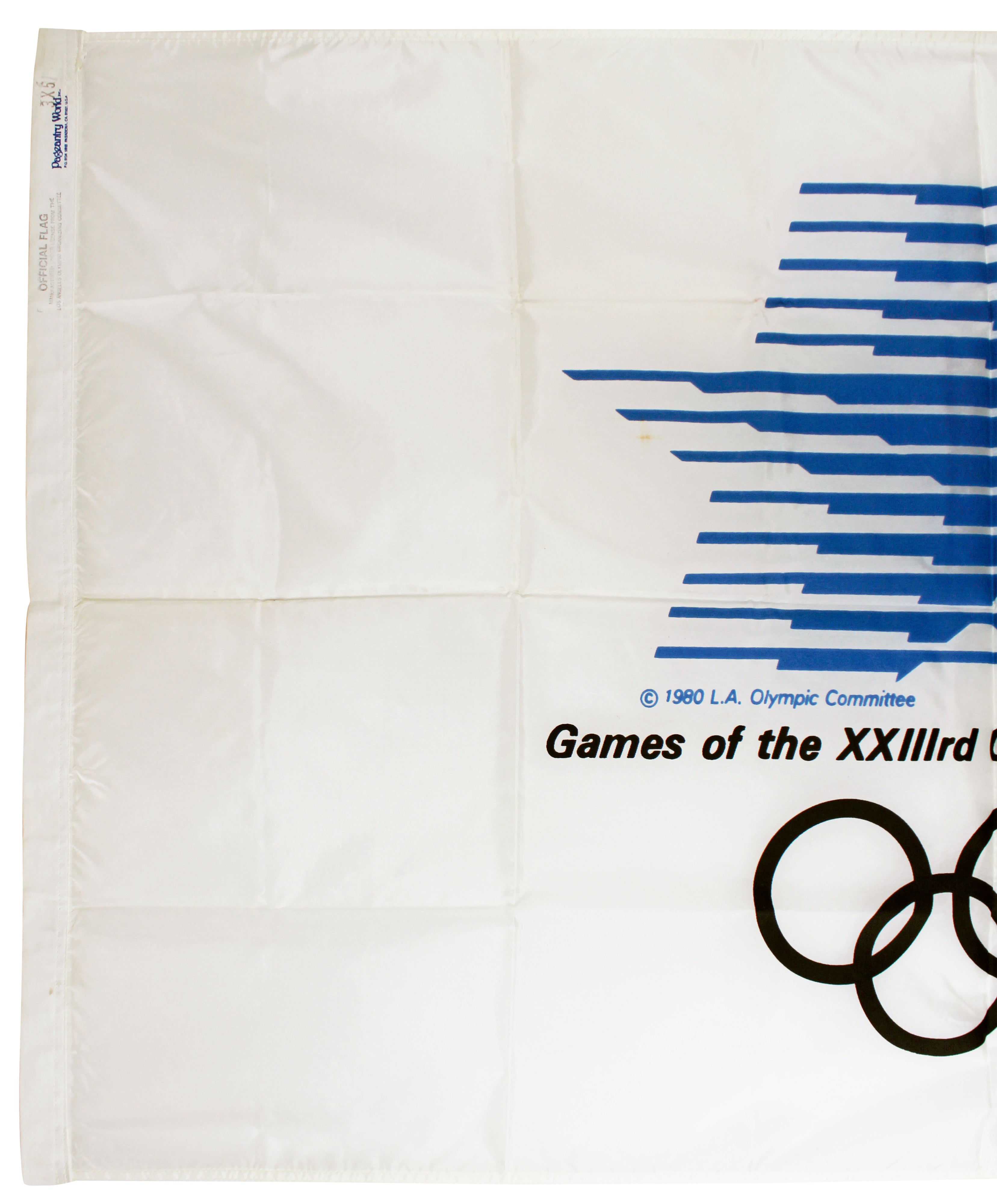 Bulls Michael Jordan Authentic Signed 1984 Olympic Games Flag PSA/DNA #G29209