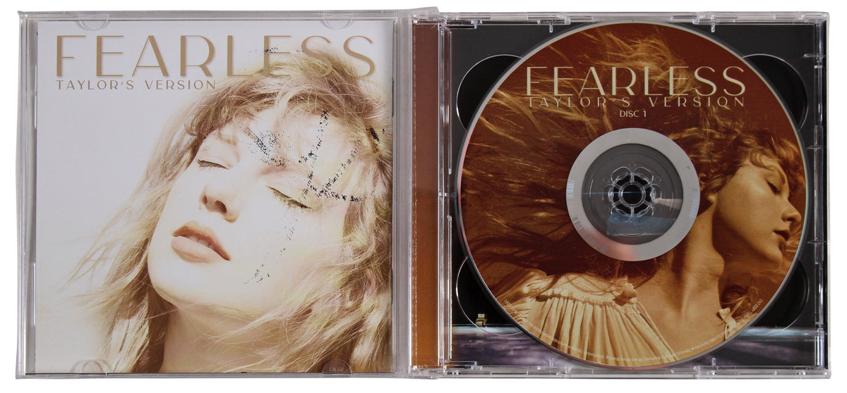 Taylor Swift Authentic Signed Fearless Cd Insert W/ Disk Autographed BAS