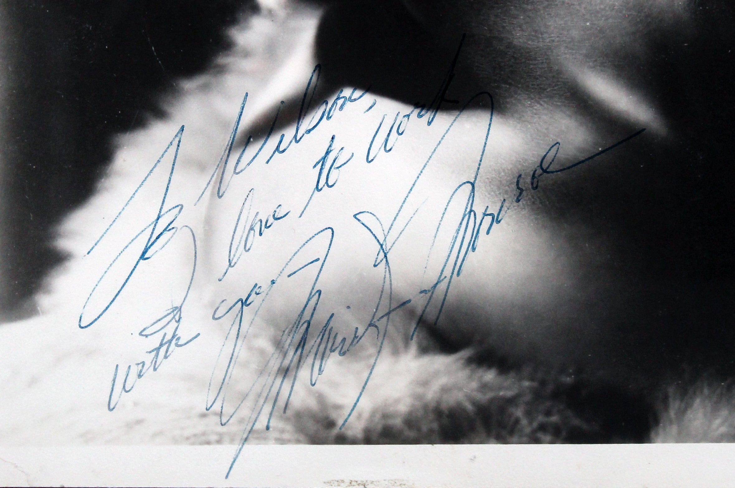 Marilyn Monroe "To Wilson" Authentic Signed 8x10 Photo PSA/DNA Slabbed