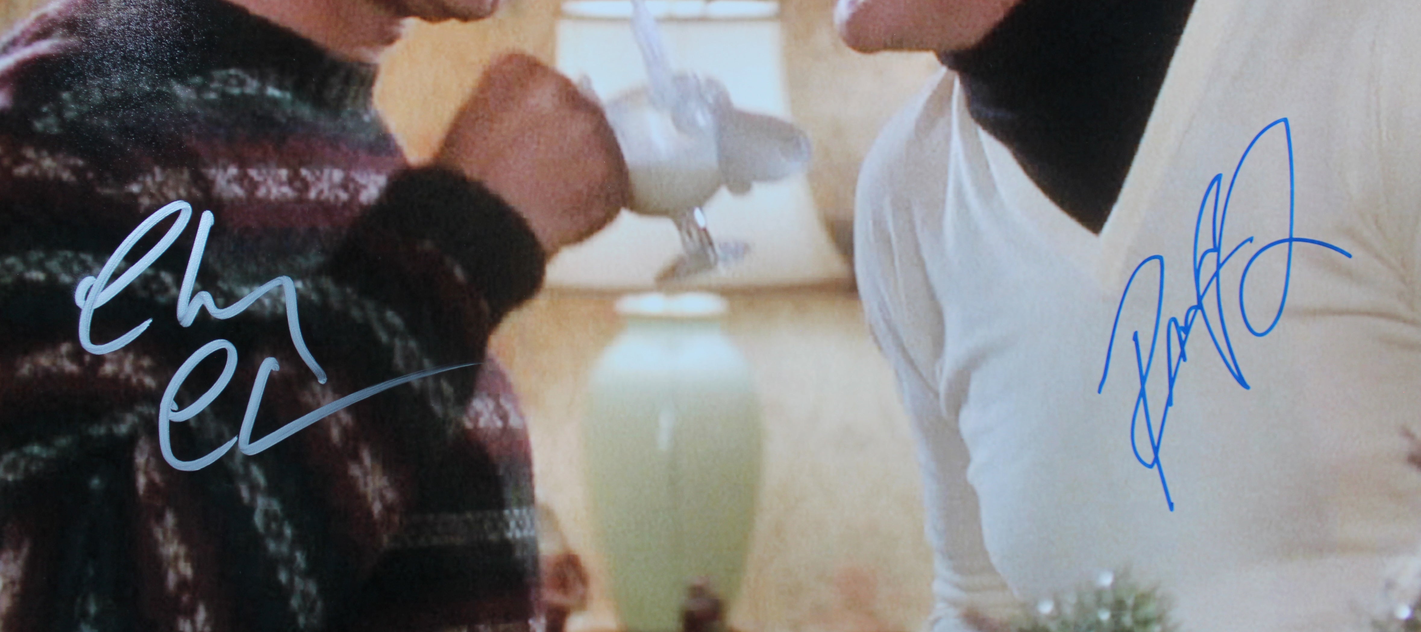 Chevy Chase & Randy Quaid Christmas Vacation Signed 16x20 Photo BAS Witnessed