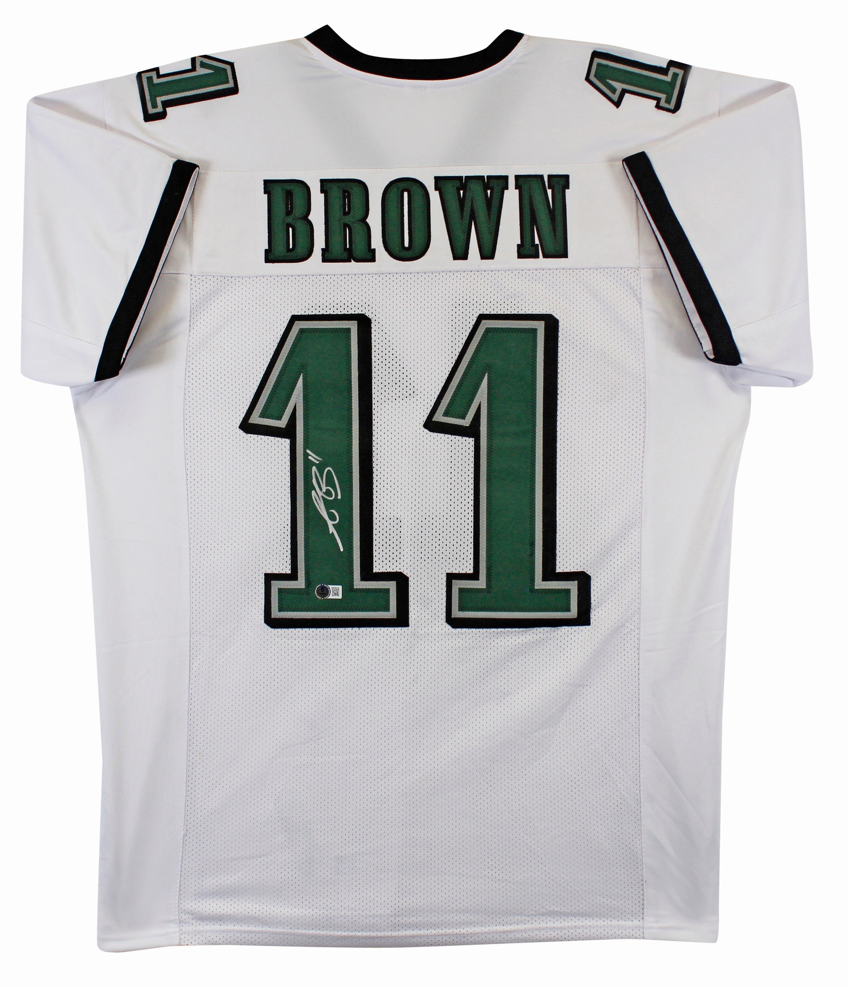 A.J. Brown Authentic Signed White Pro Style Jersey Autographed BAS Witnessed 2