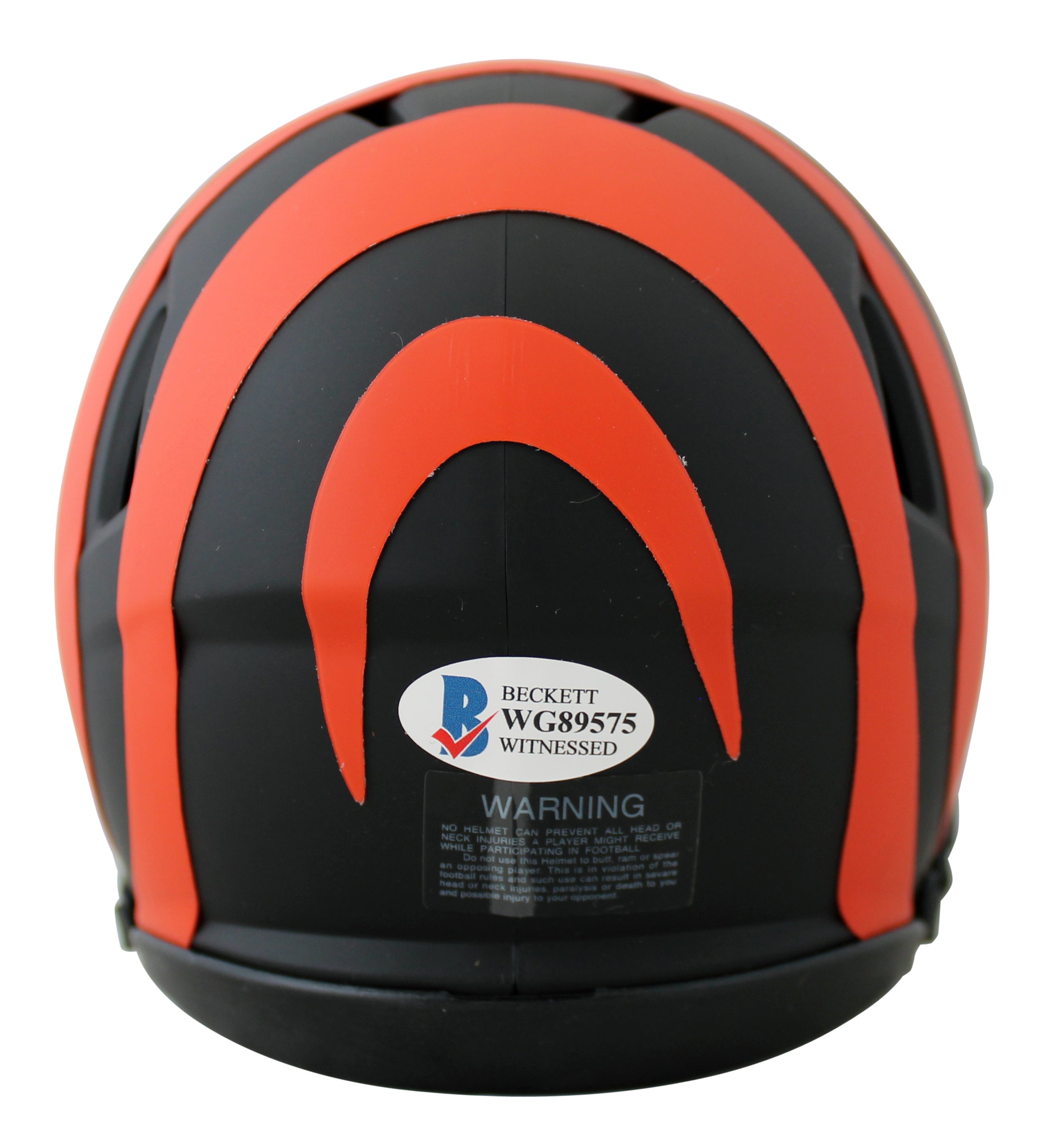 Bengals Chad Johnson Authentic Signed Eclipse Speed Mini Helmet BAS Witnessed