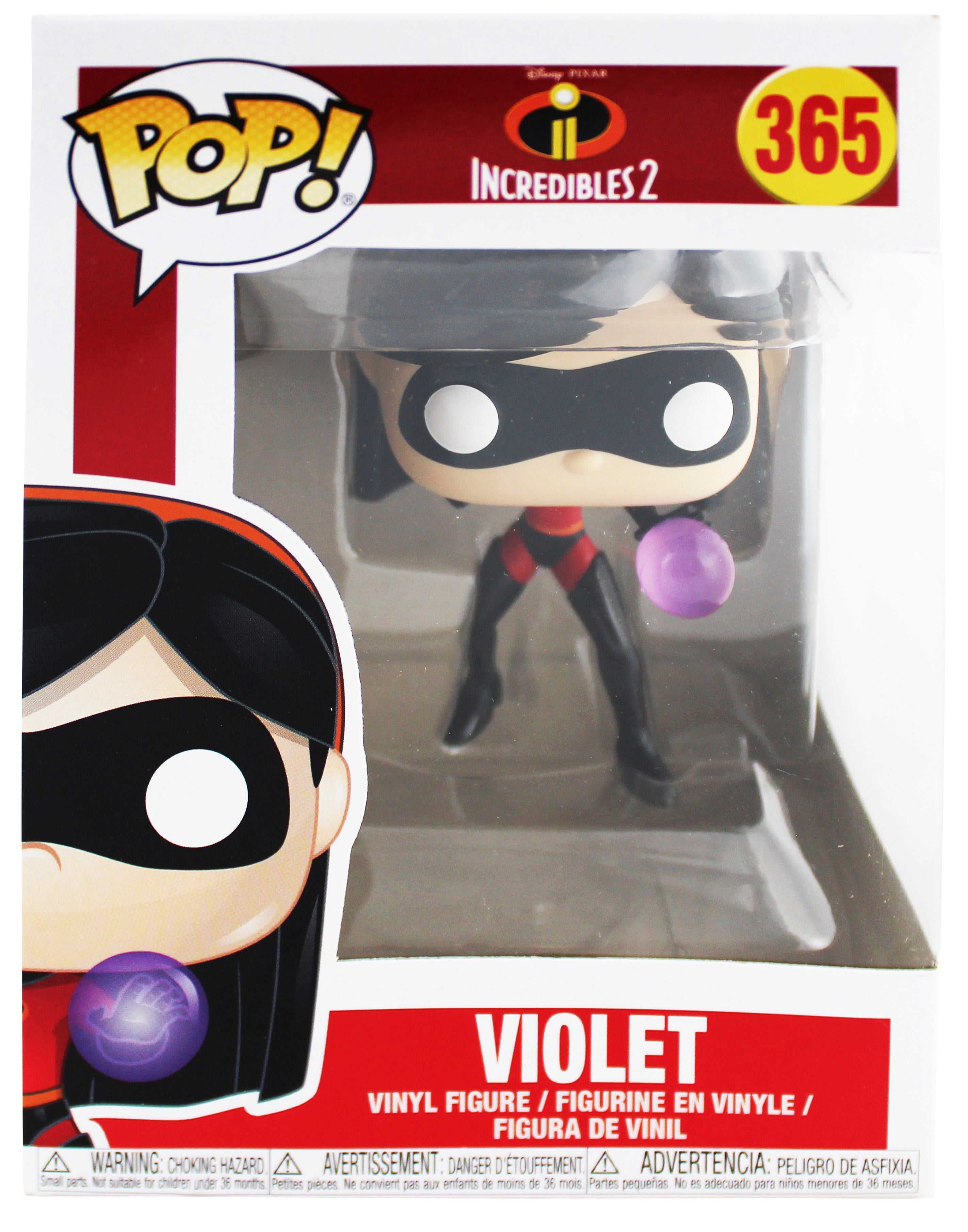 The Incredibles 2 Violet #365 Funko Pop Vinyl Figure Un-signed