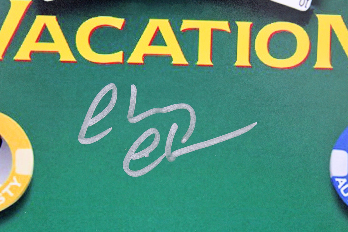 Chevy Chase Vegas Vacation Authentic Signed 12x18 Mini Movie Poster PSA/DNA Itp