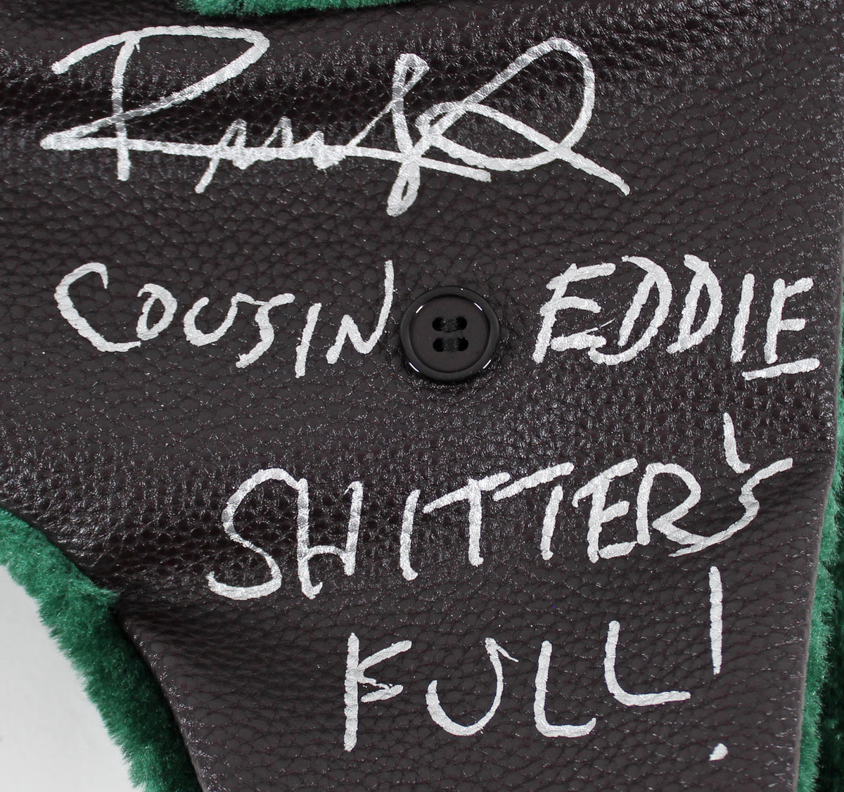 Randy Quaid Christmas Vacation "2x Insc" Authentic Signed Hat Autographed BAS