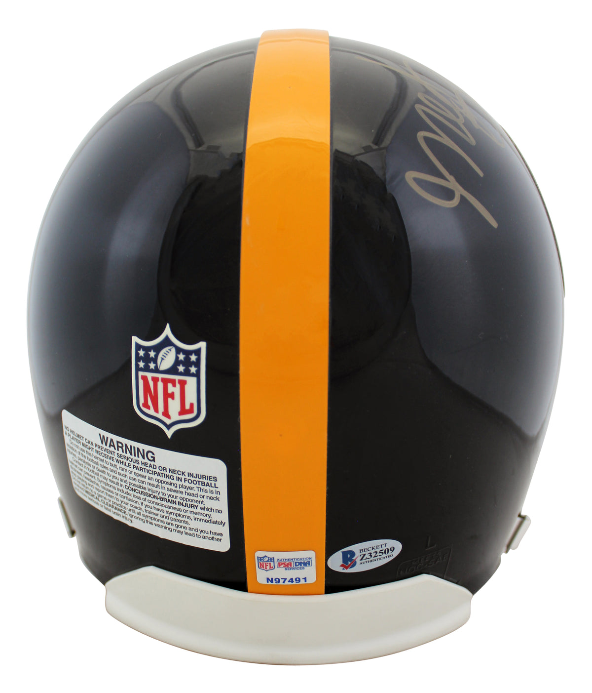 Steelers Mel Blount HOF 89 Authentic Signed Full Size Proline Helmet BAS #Z32509