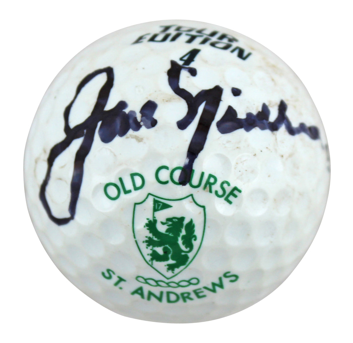 Jack Nicklaus Authentic Signed St. Andrews Old Course Logo Golf Ball JSA BB15064