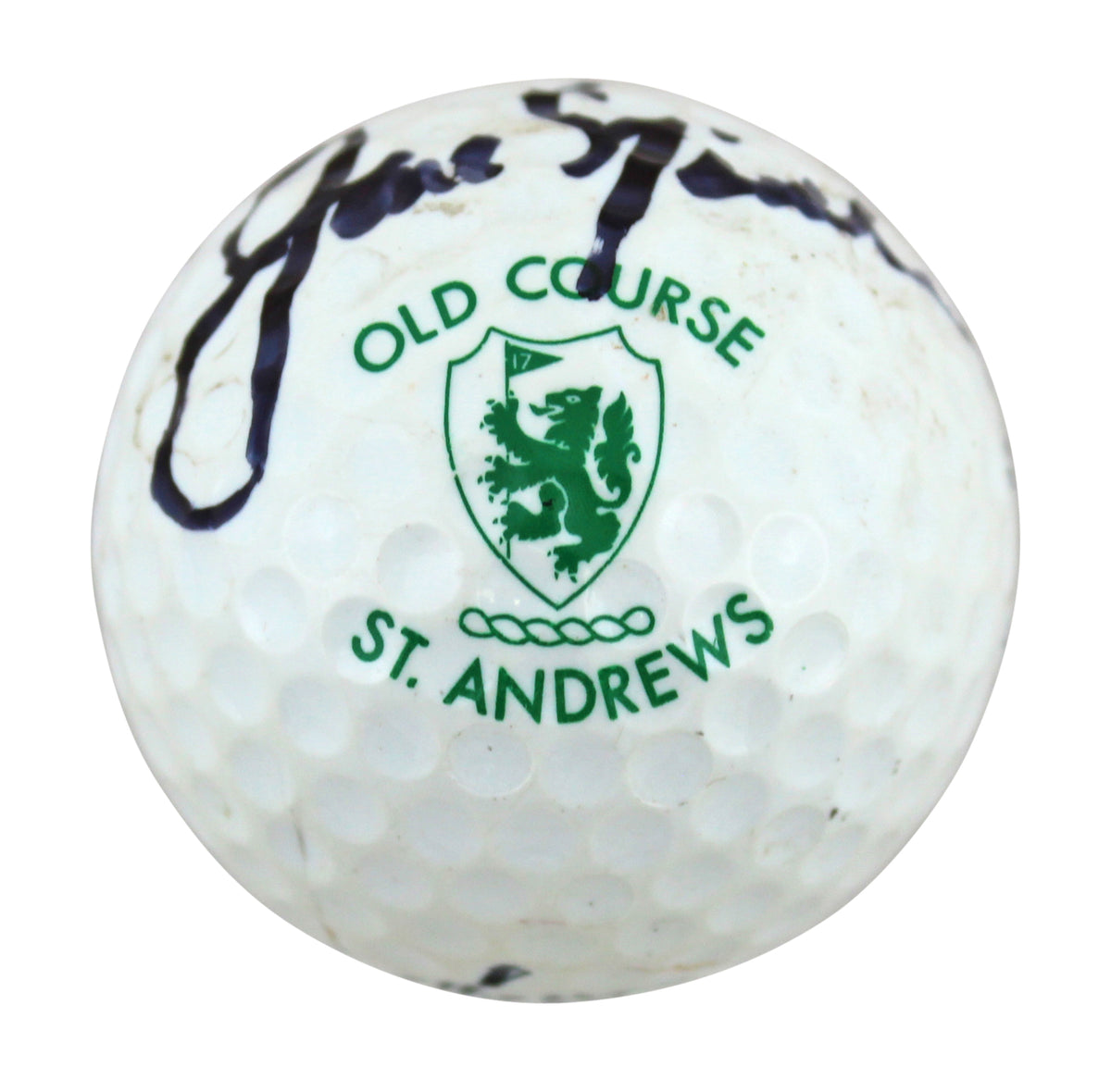 Jack Nicklaus Authentic Signed St. Andrews Old Course Logo Golf Ball JSA BB15064