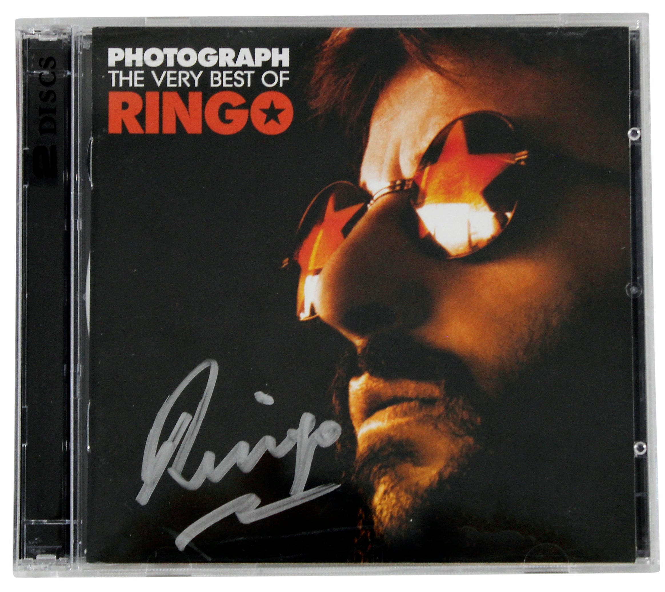 Ringo Starr Authentic Signed Best Of Cd Insert W/ Disk BAS #AD64156