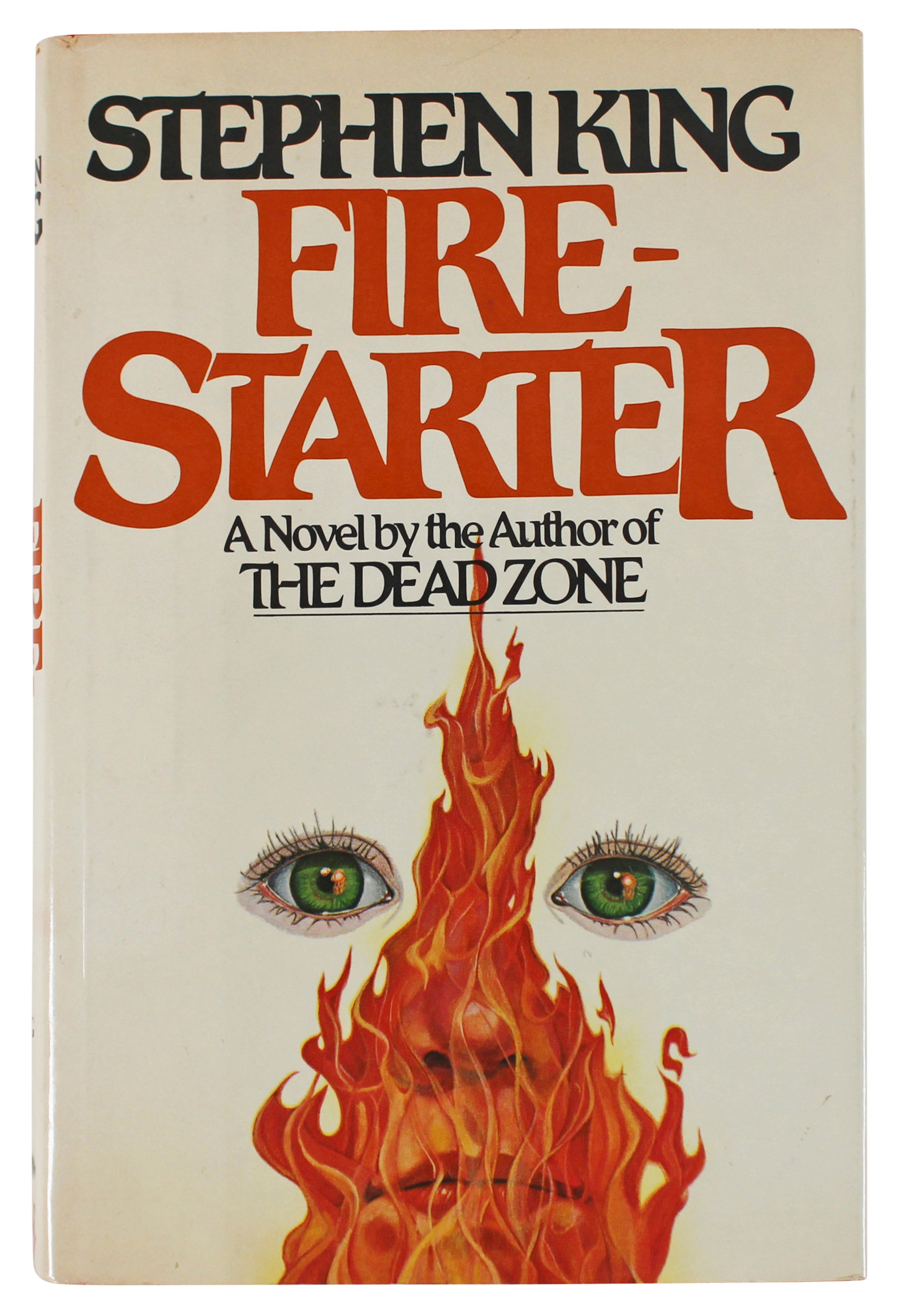 Stephen King Authentic Signed Fire-Starter Hard Cover Book BAS #AD64149