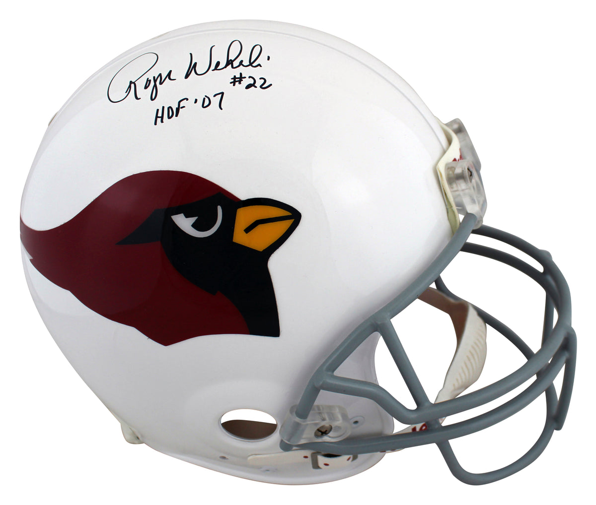 Cardinals Roger Wehrli "HOF 07" Signed Full Size Proline Helmet PSA/DNA #N91933