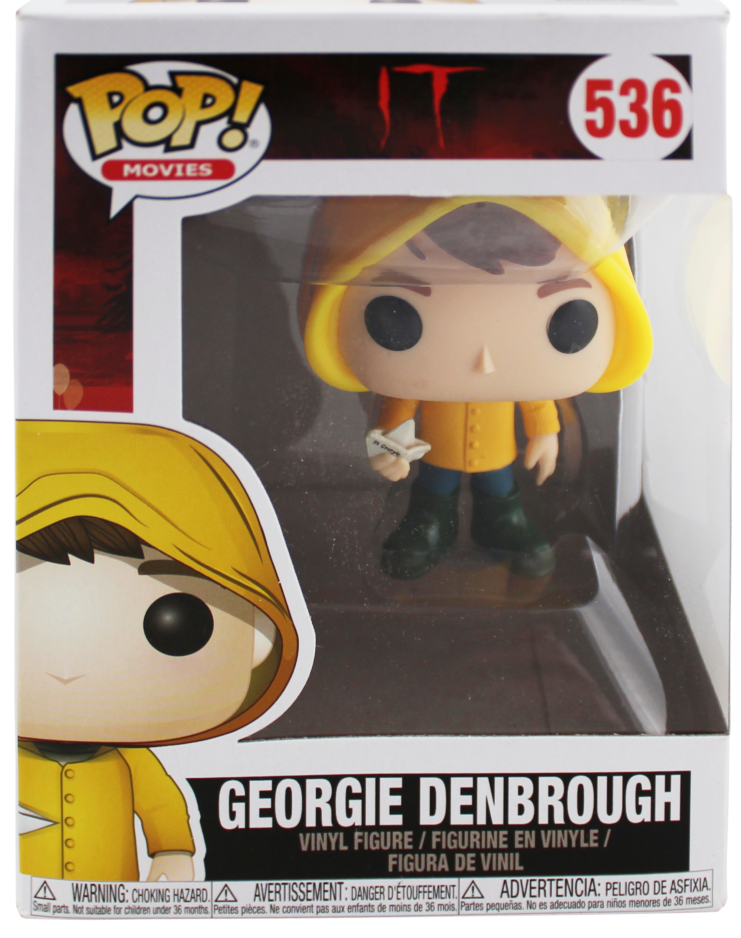 It Georgie Denbrough #536 Funko Pop Vinyl Figure Un-signed