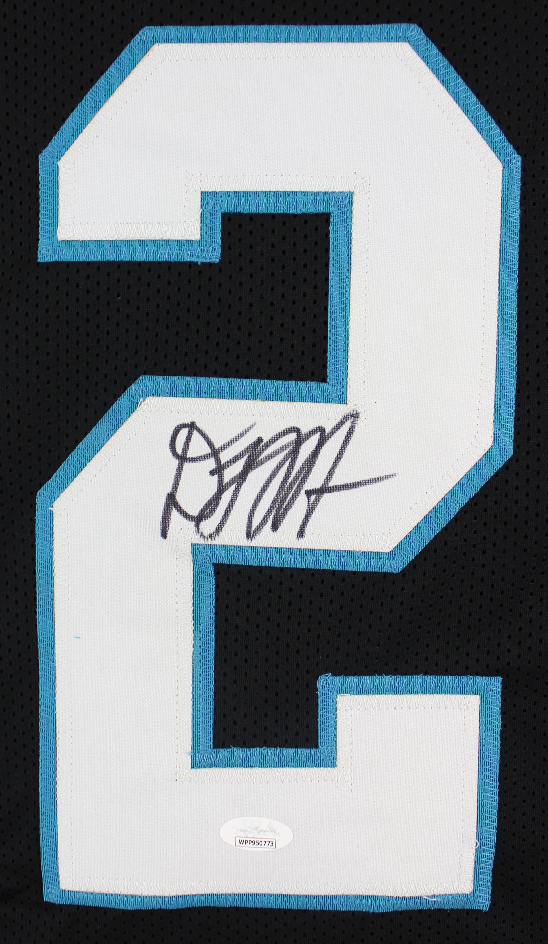 D.J. Moore Authentic Signed Black Pro Style Jersey Autographed JSA Witness