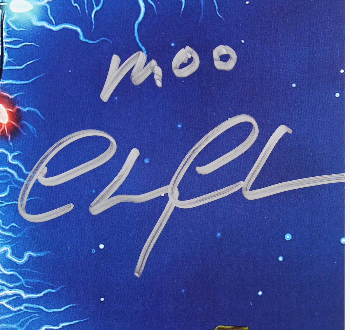 Chevy Chase Christmas Vacation "Moo" Signed 12x18 Photo BAS Witnessed #WR45559