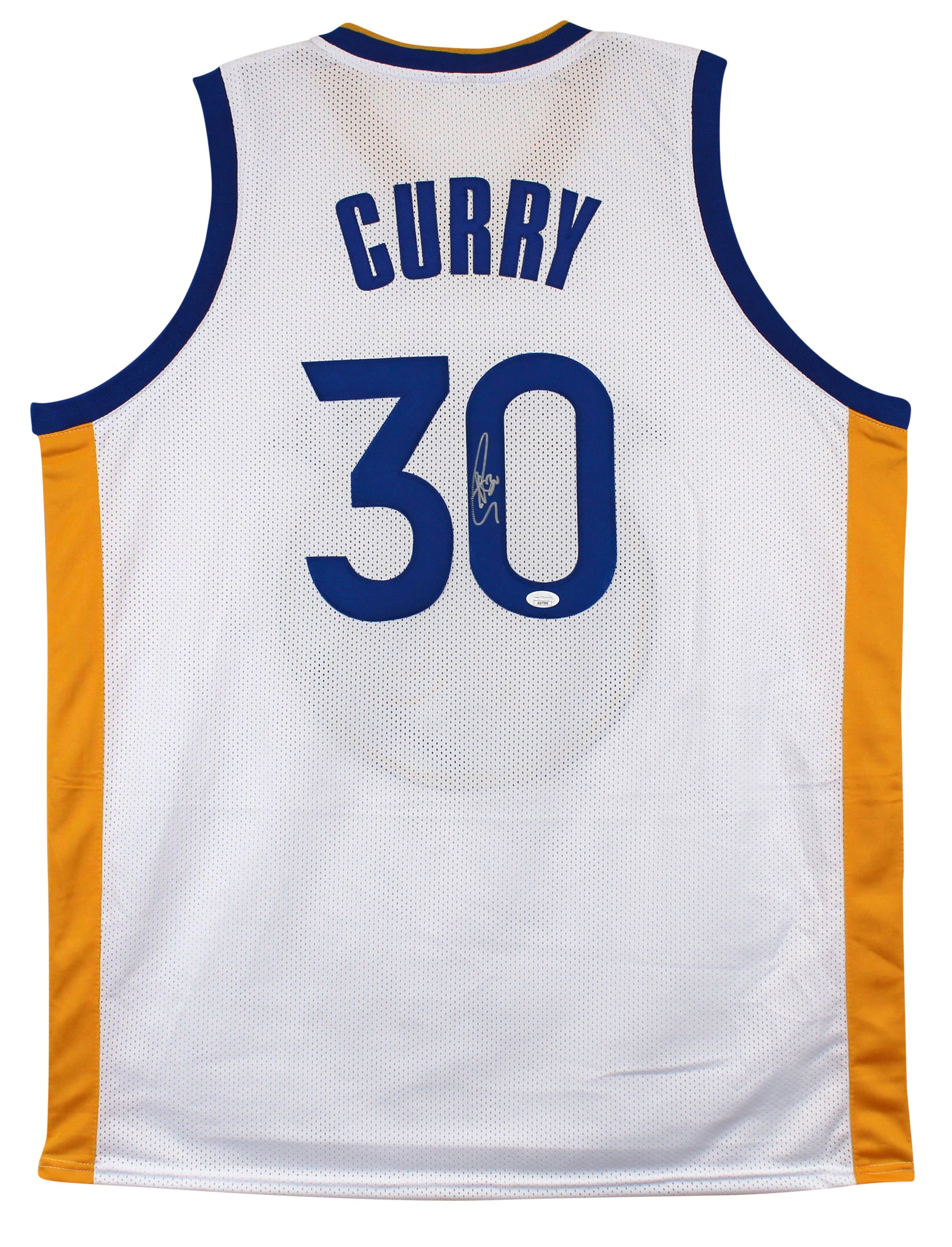 ** HOLIDAY DOORBUSTER ** Stephen Curry Authentic Signed White Pro Style Jersey Autographed JSA