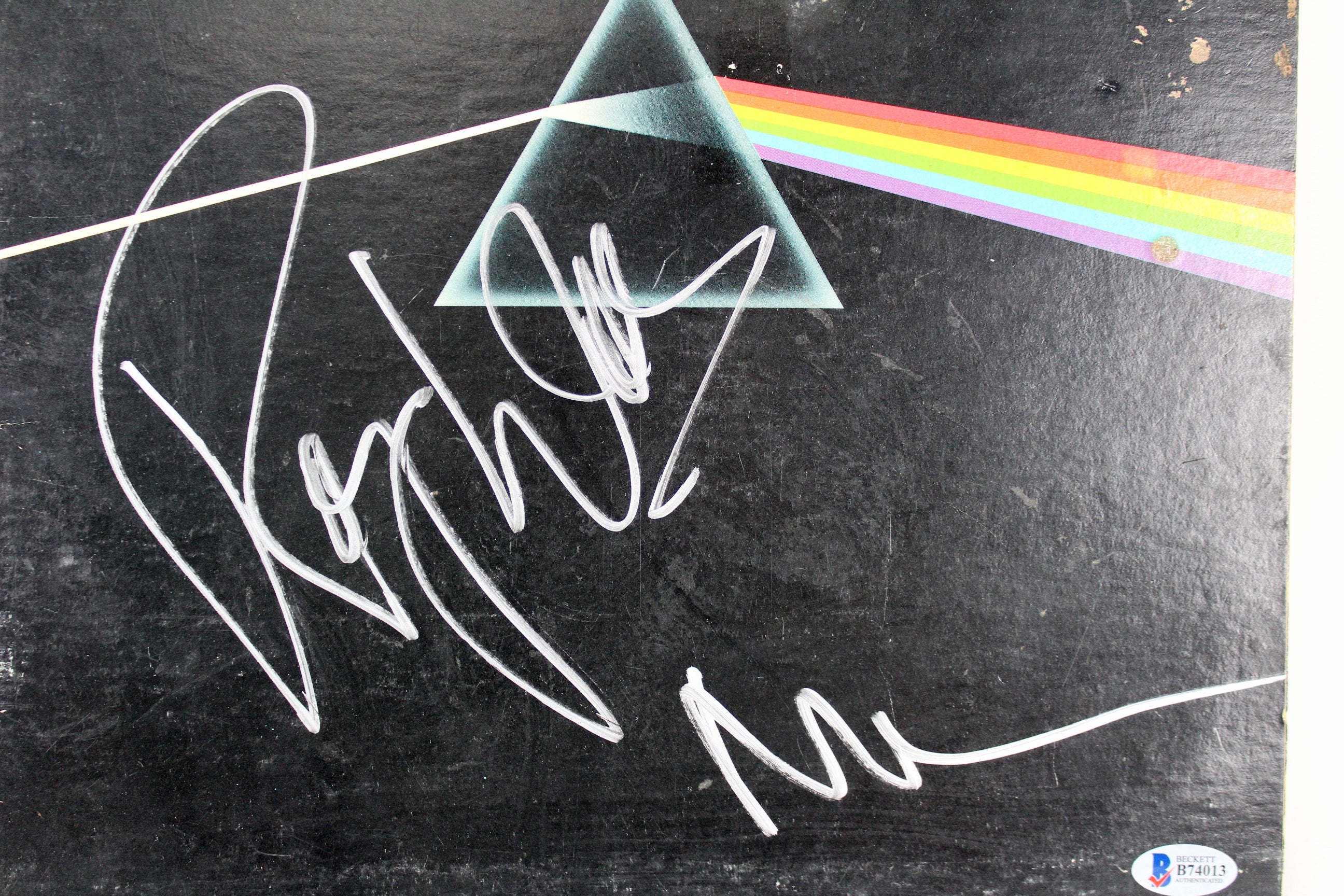 Roger Waters & Nick Mason Pink Floyd Signed Album Cover W/ Vinyl  BAS #A74013
